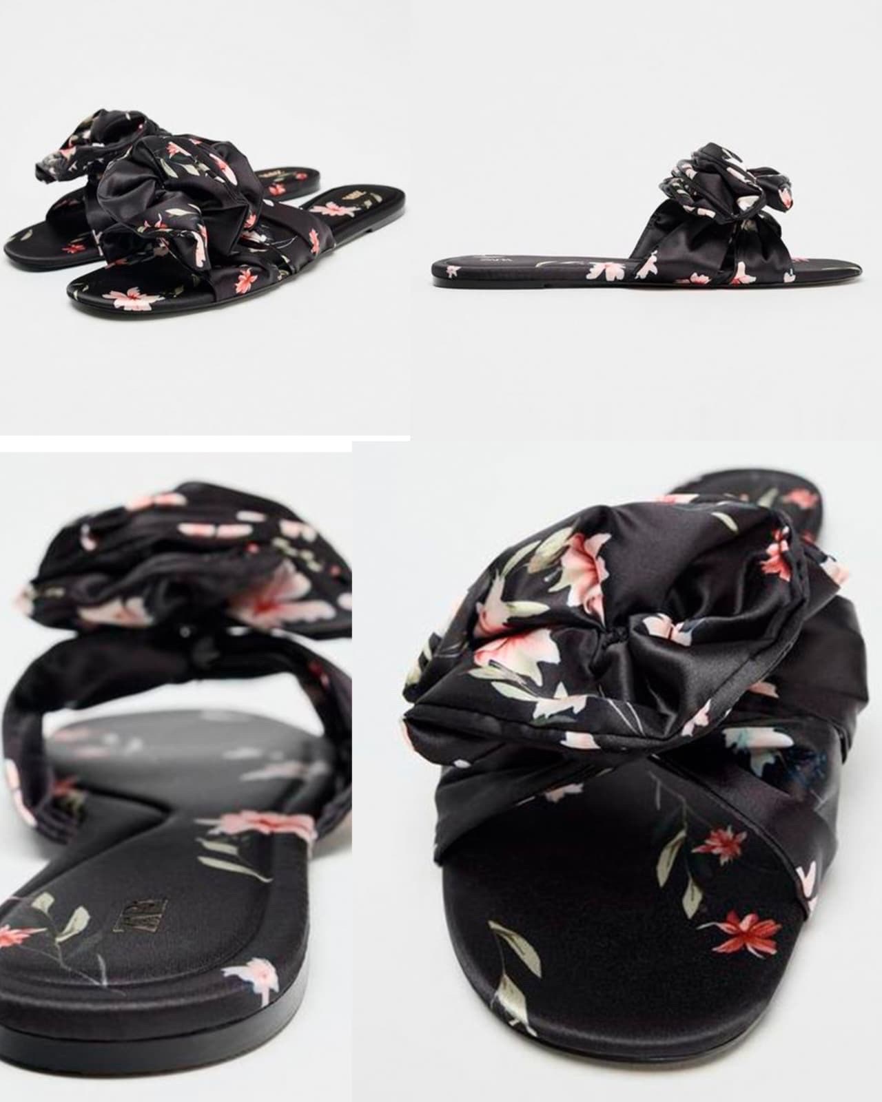 Claquette zara noir