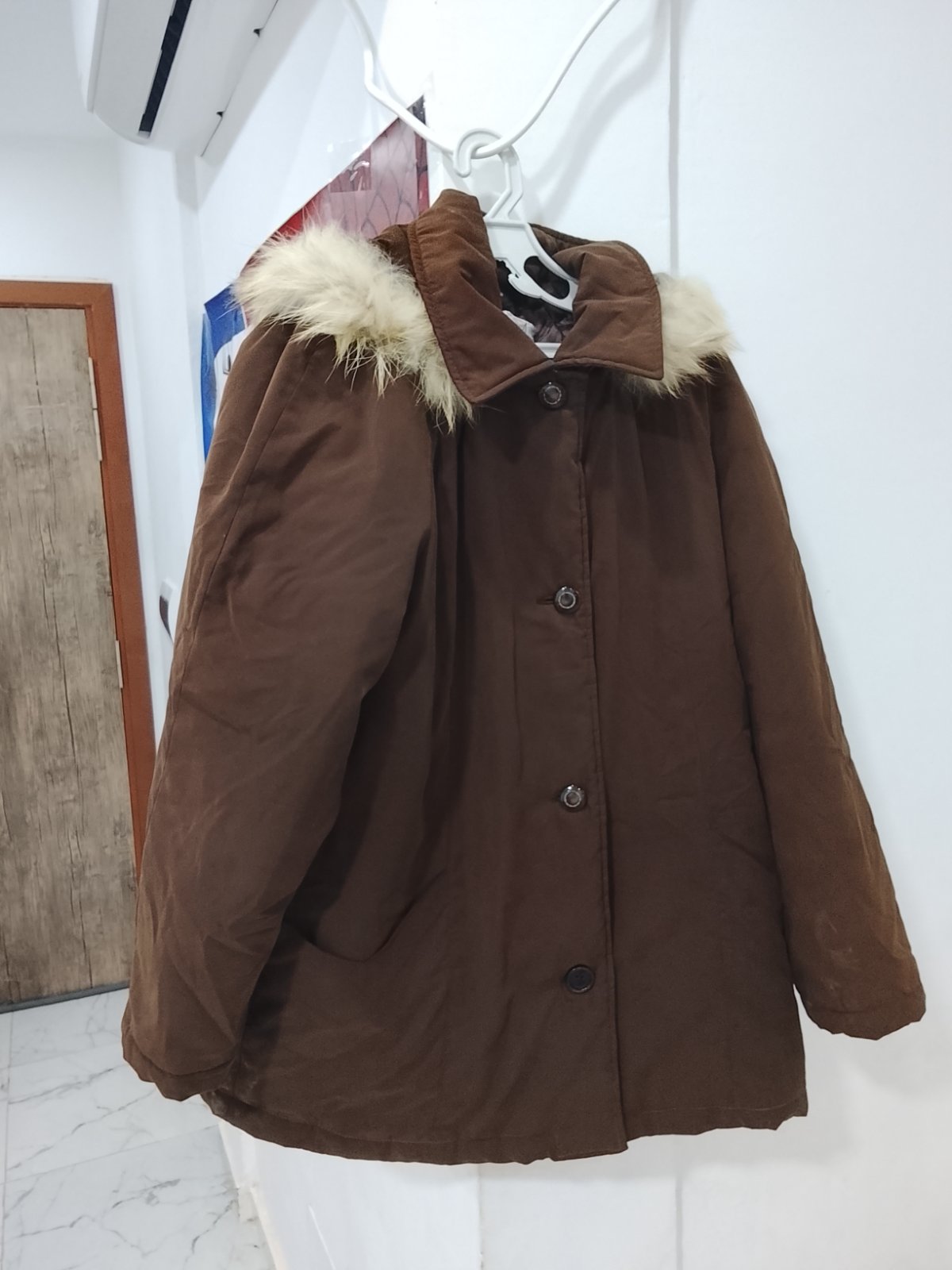 Manteau marron 
