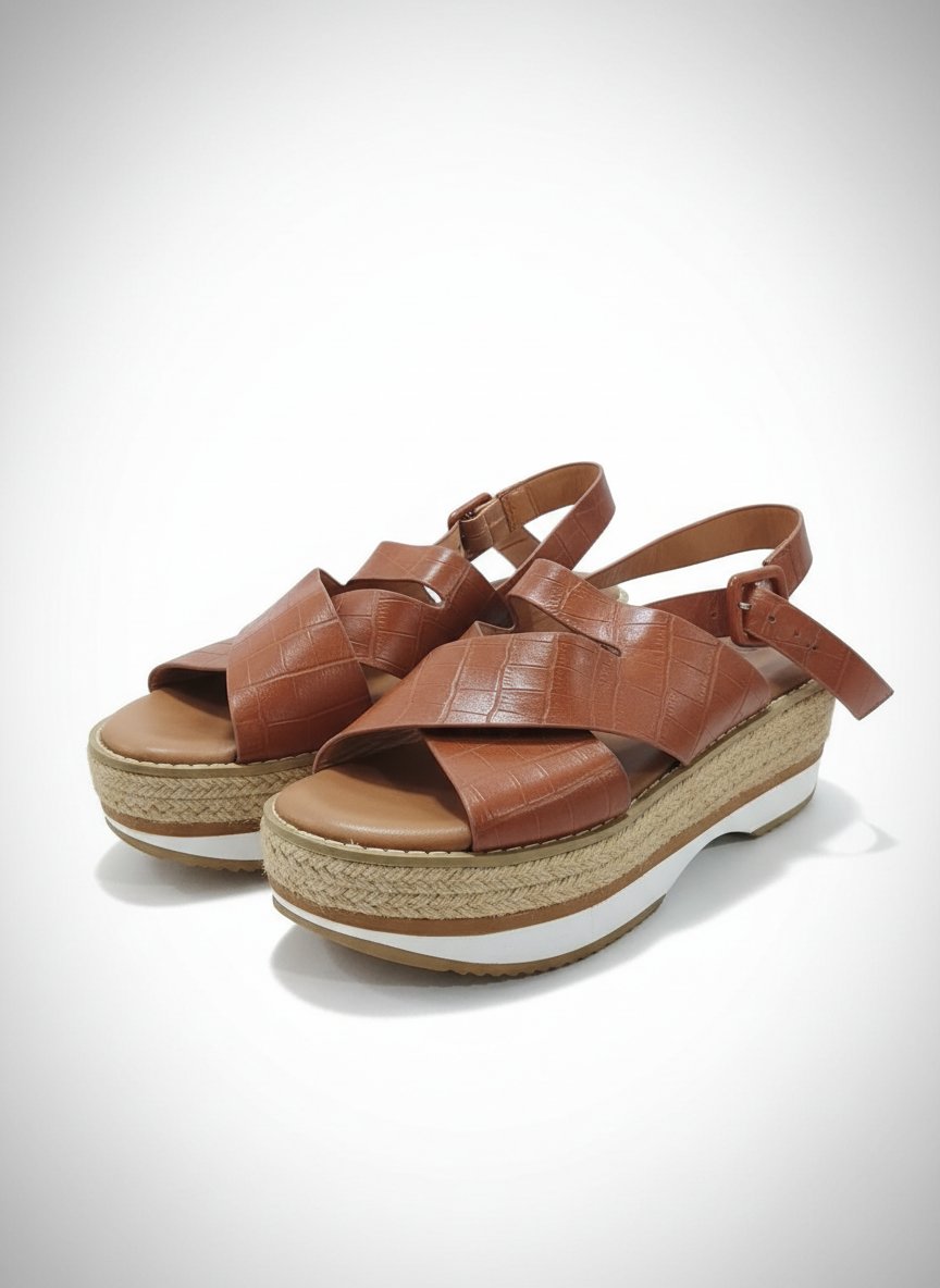 Sandelle marron 