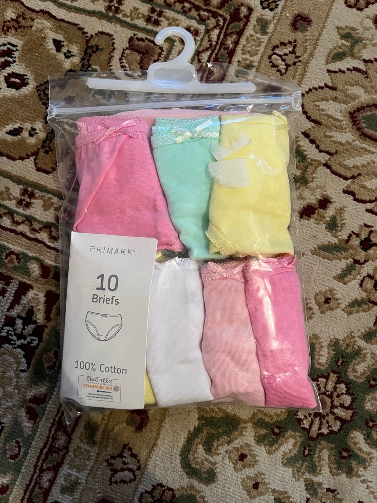 lot de 10 slip fille 2/3 ans