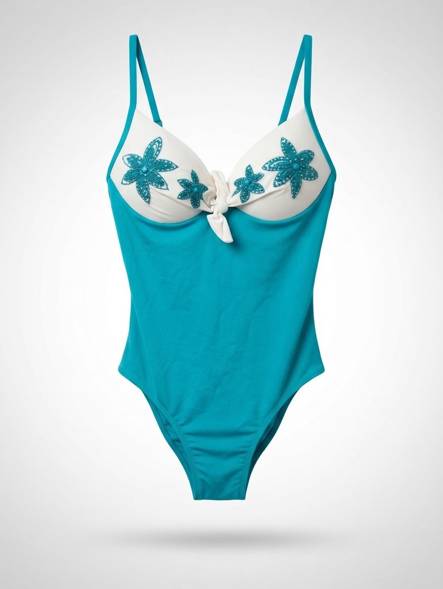 Maillot de la couleur turquoise 
