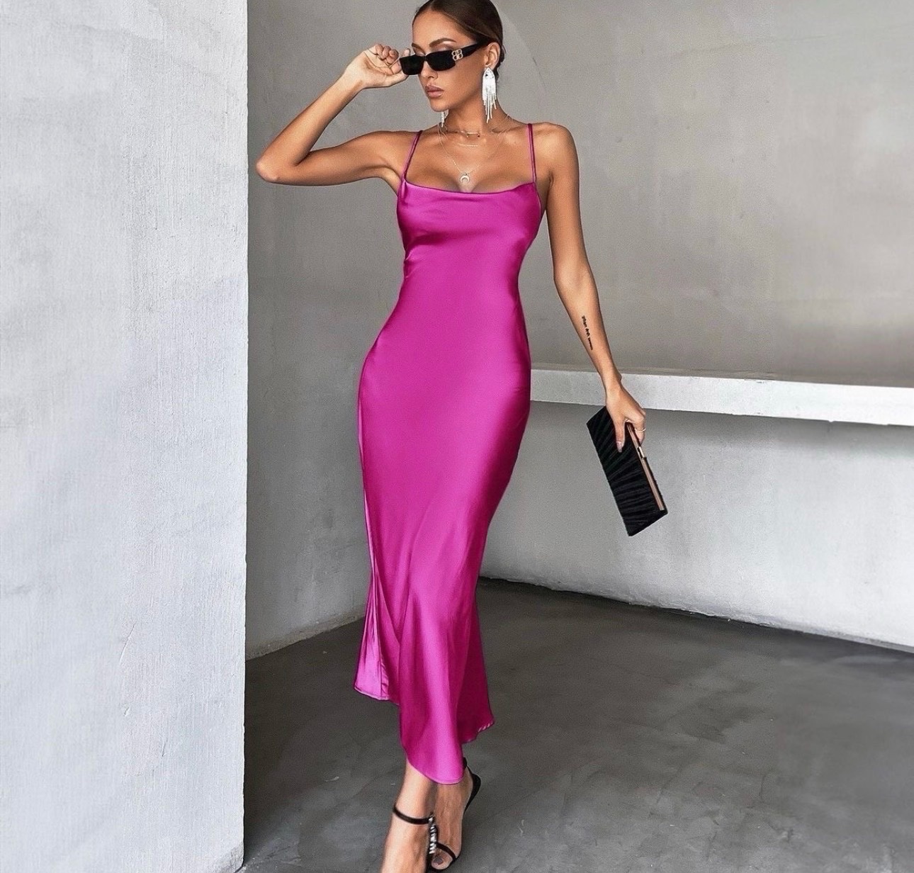 Robe rose