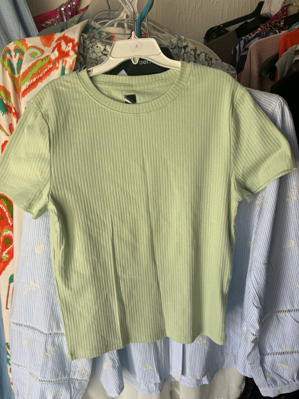 T shirt vert clair