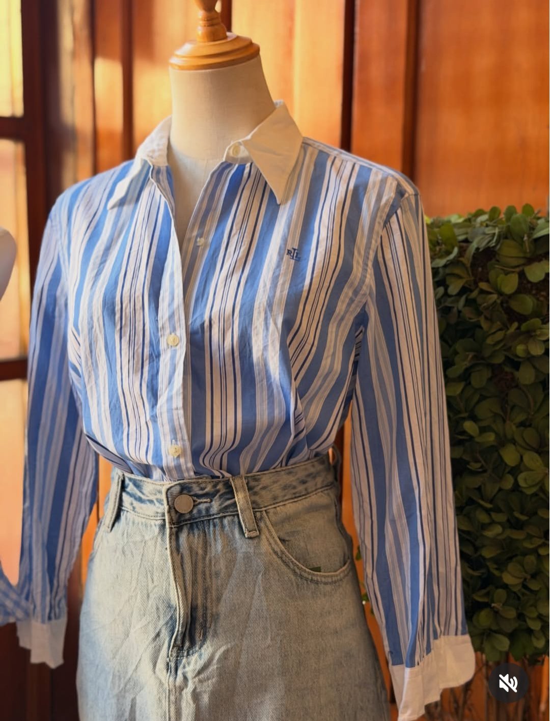 Chemise cotton Ralph Lauren m,l