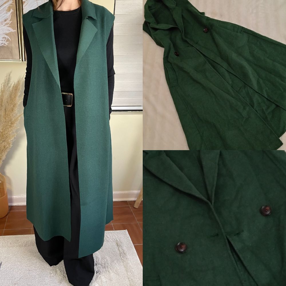 Manteau en laine et cachemire m,l
