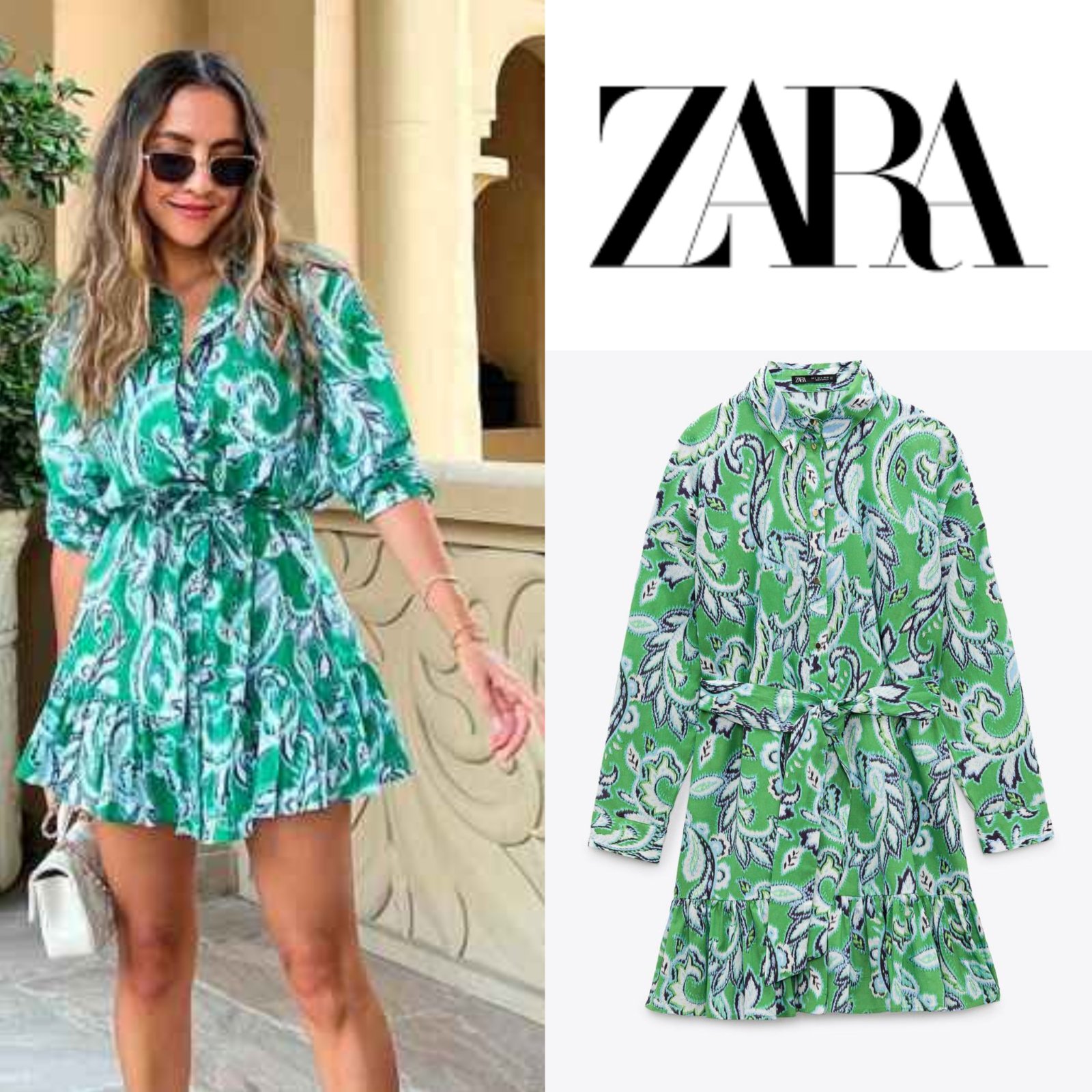 Robe chemise zara