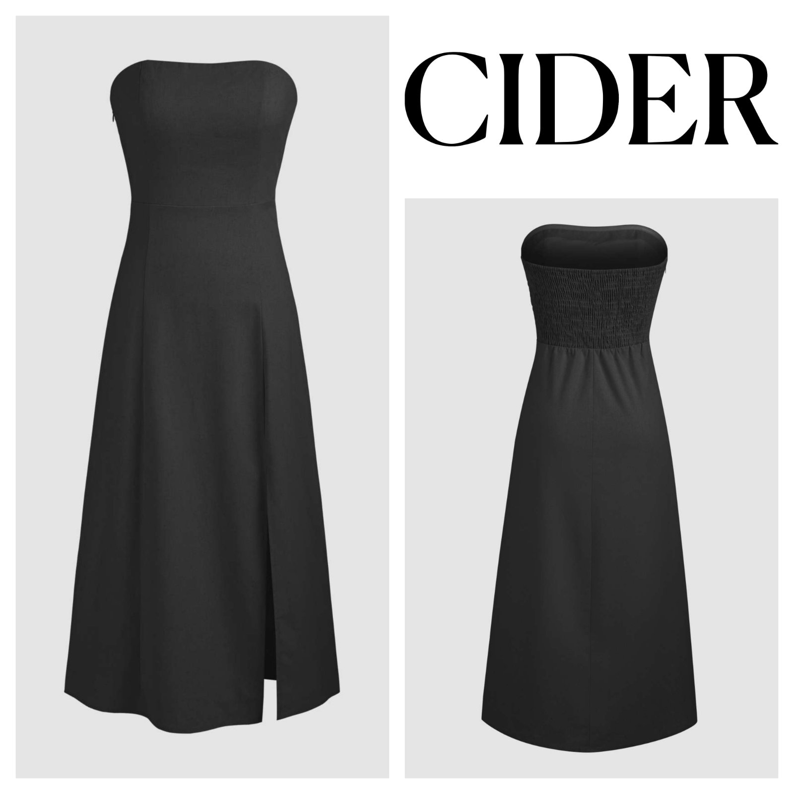 Linen cotton dress cider 
