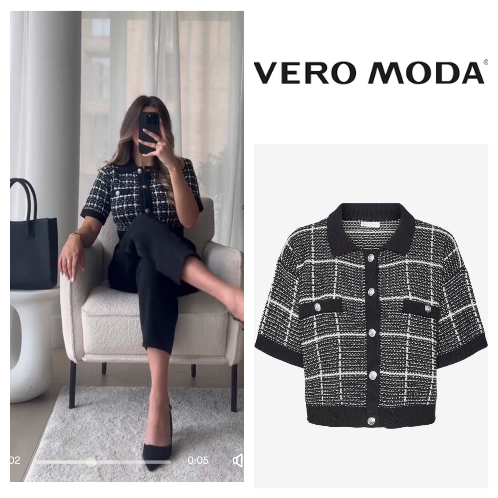 Blouse  boutonné S,M