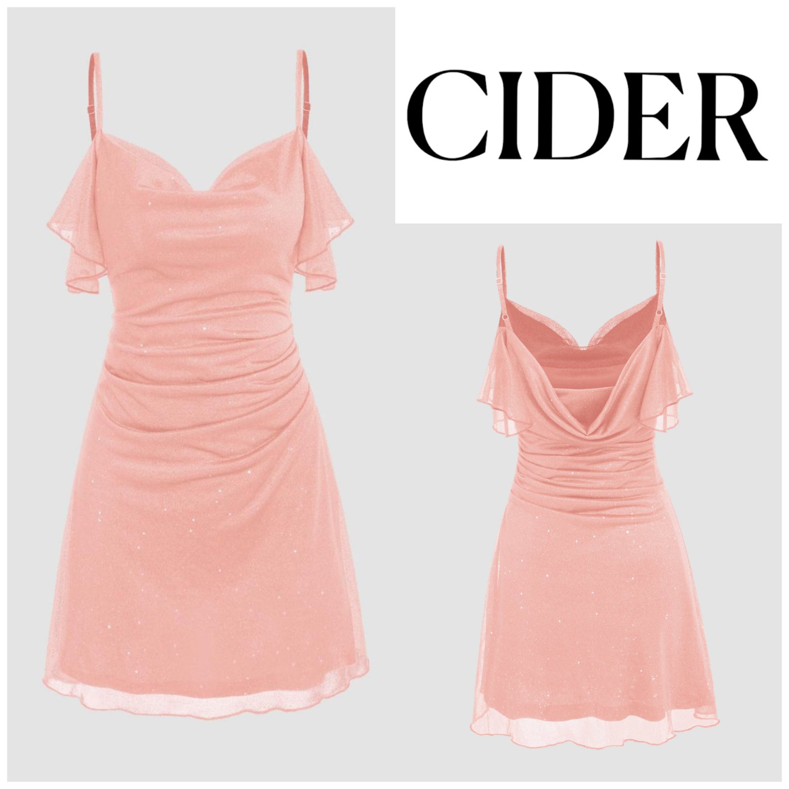 Cider mini glitter dress m,l