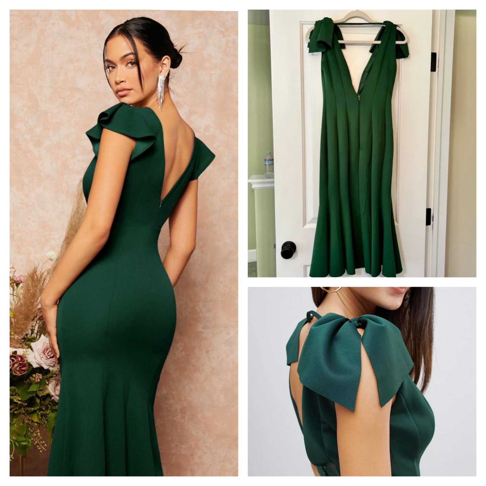 Robe midi verte 38/40