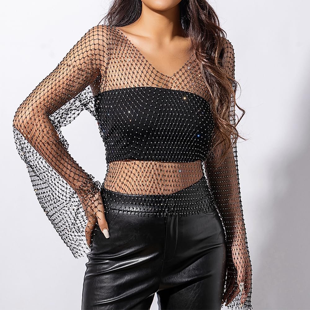 Rhinestone long Jumper m,l,xl