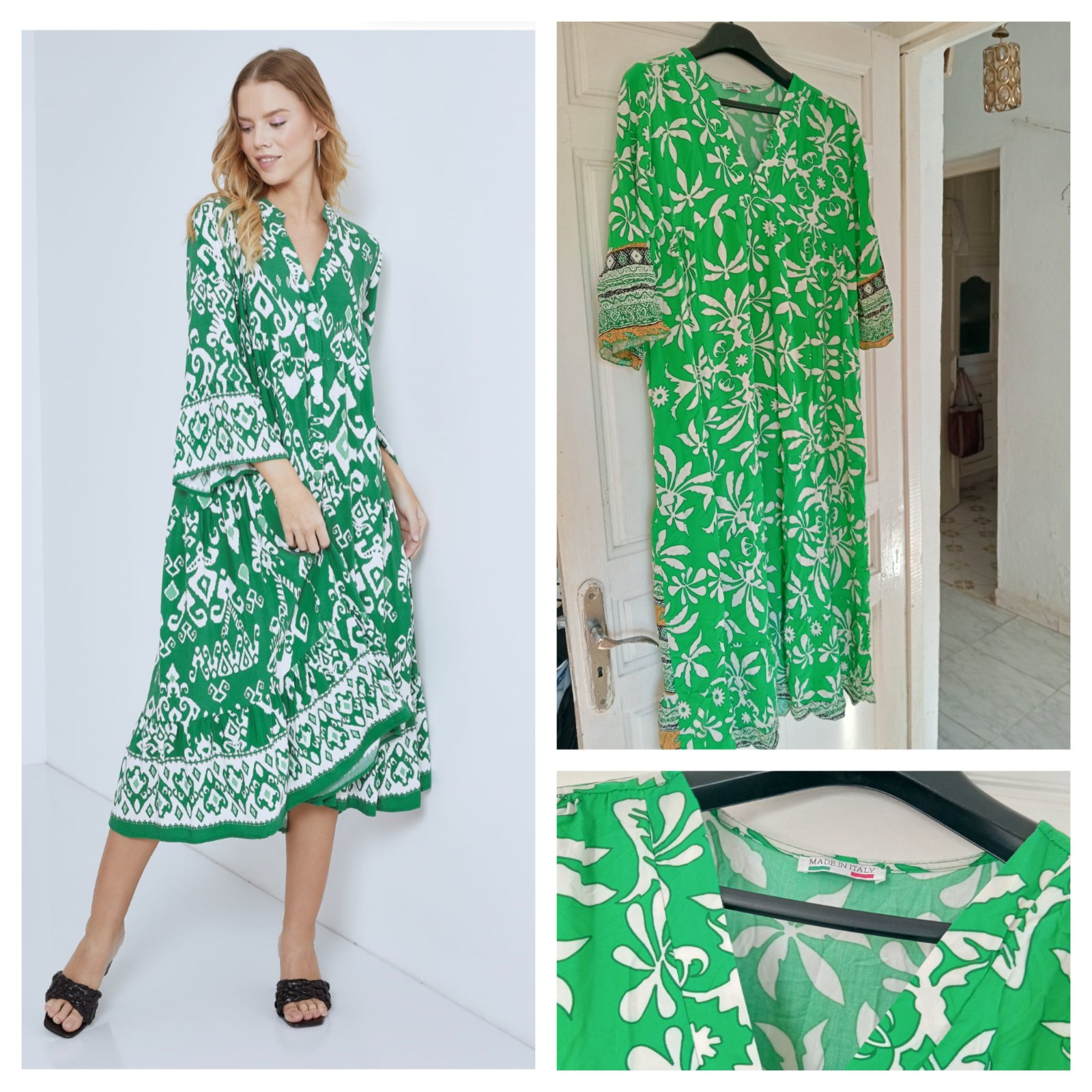 Robe verte 42/44 