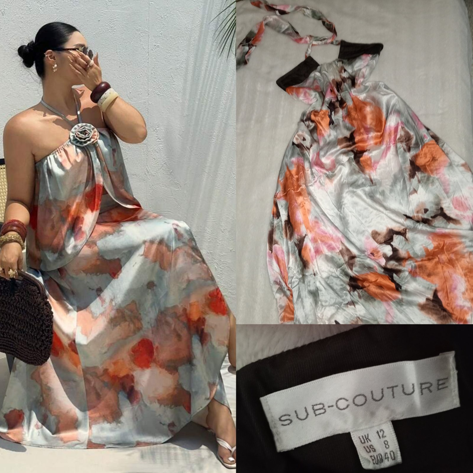 Robe twila en soie m,l
