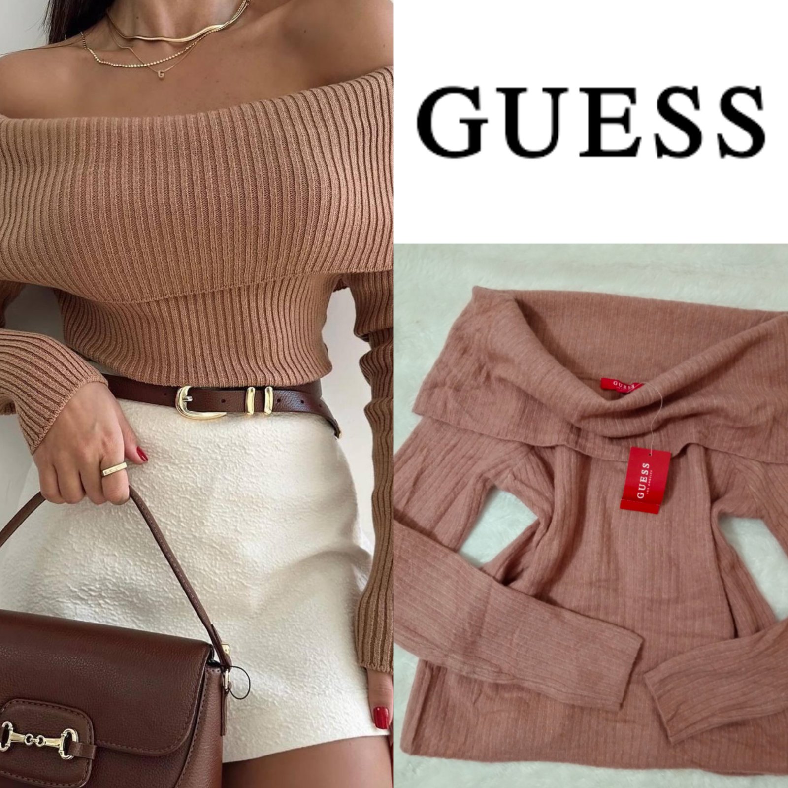 Off shoulder jumper Guess 