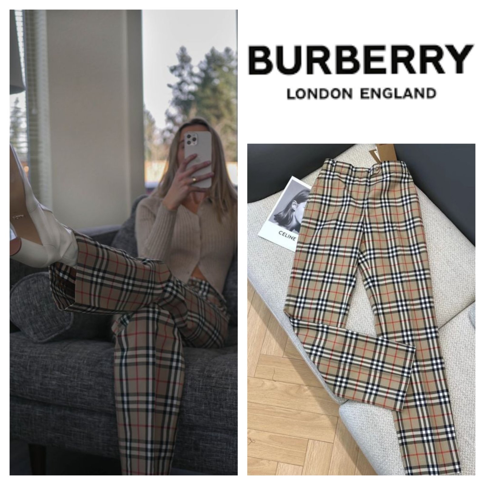Flared pants Burberry 