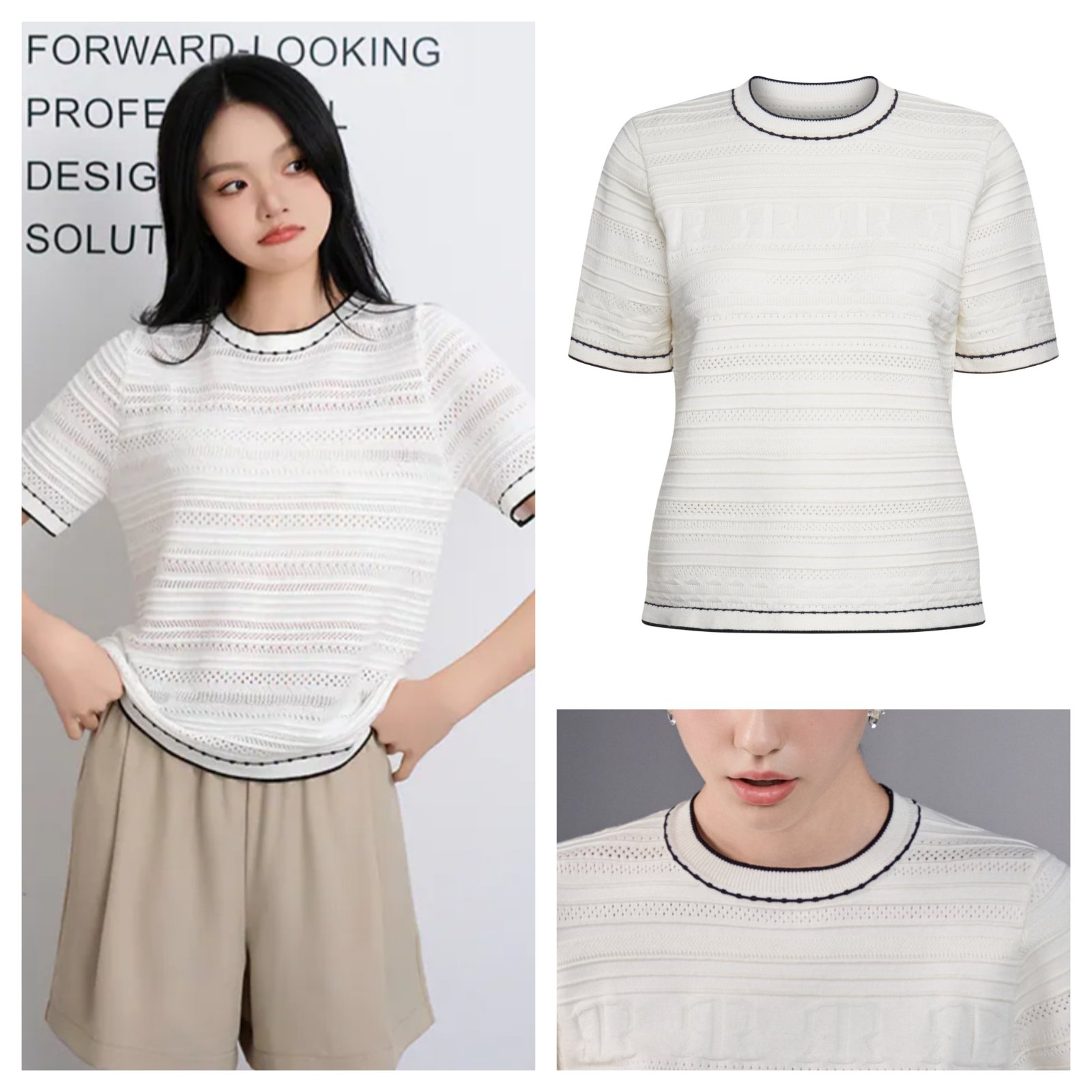 Pull blanc taille 2