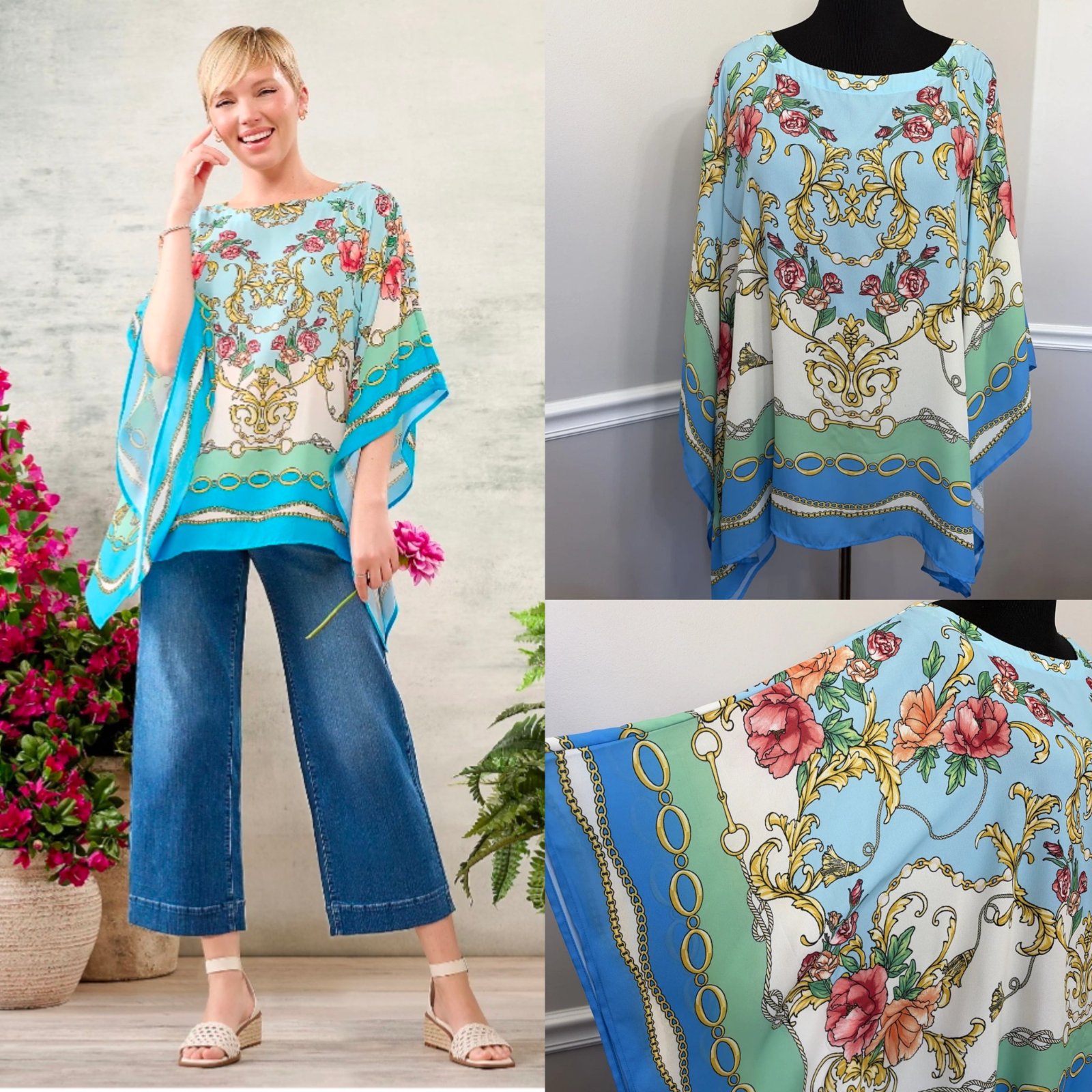 Poncho m,l