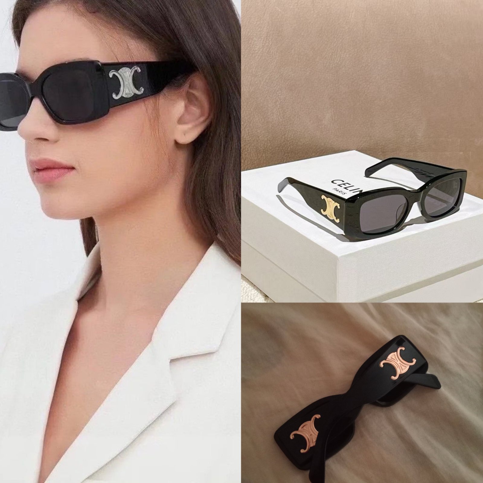 Lunettes noir modèle Céline 