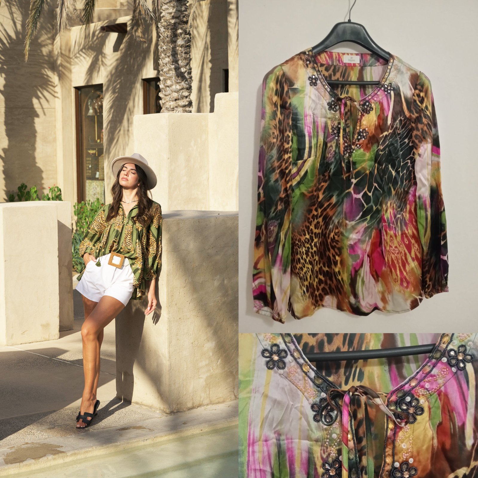Chemise en soie m,l