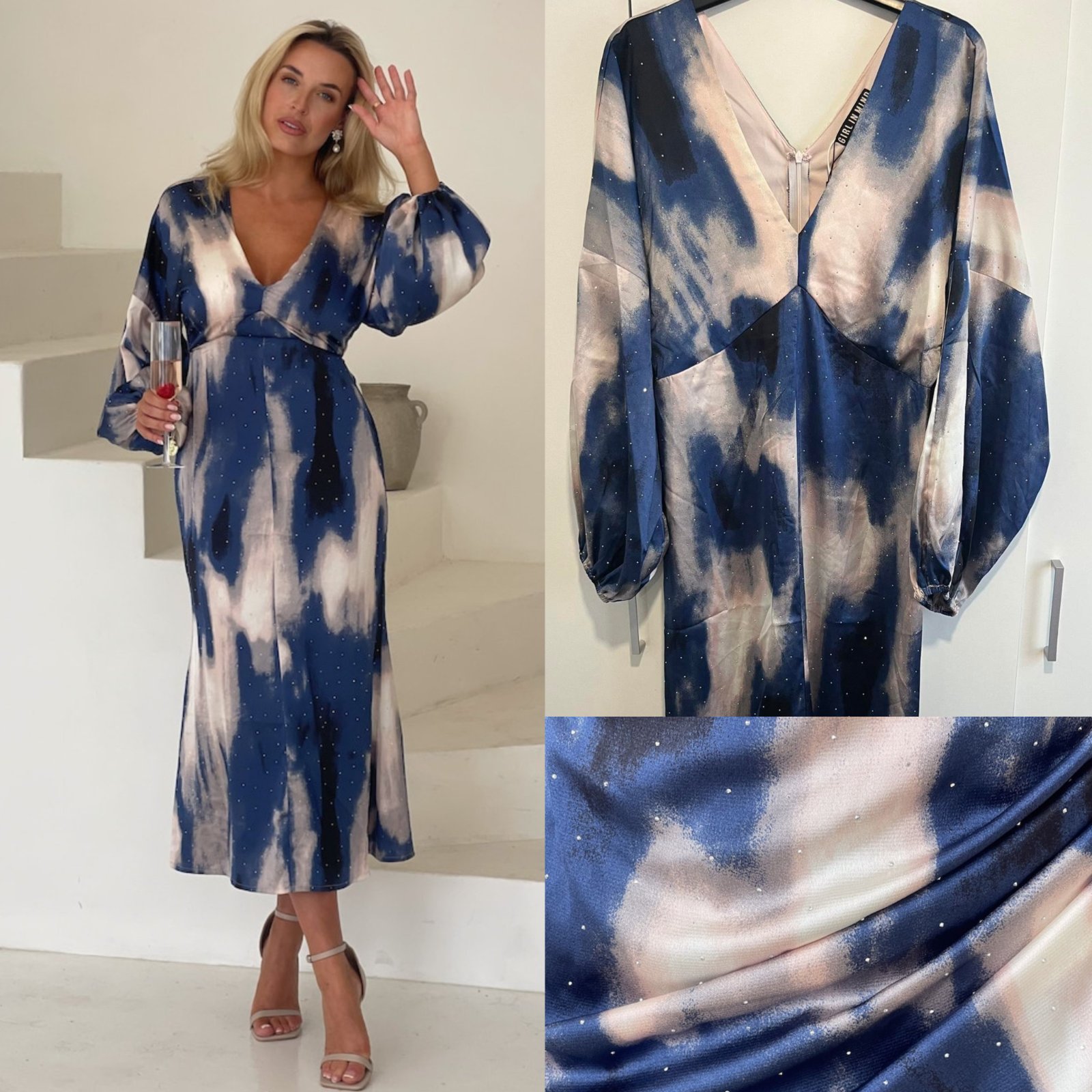 Robe strass l,xl