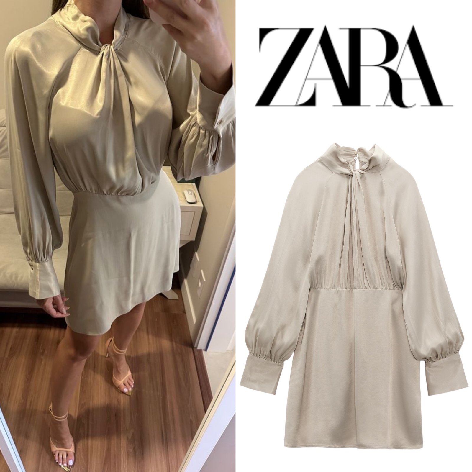 Robe chemise Zara l,xl