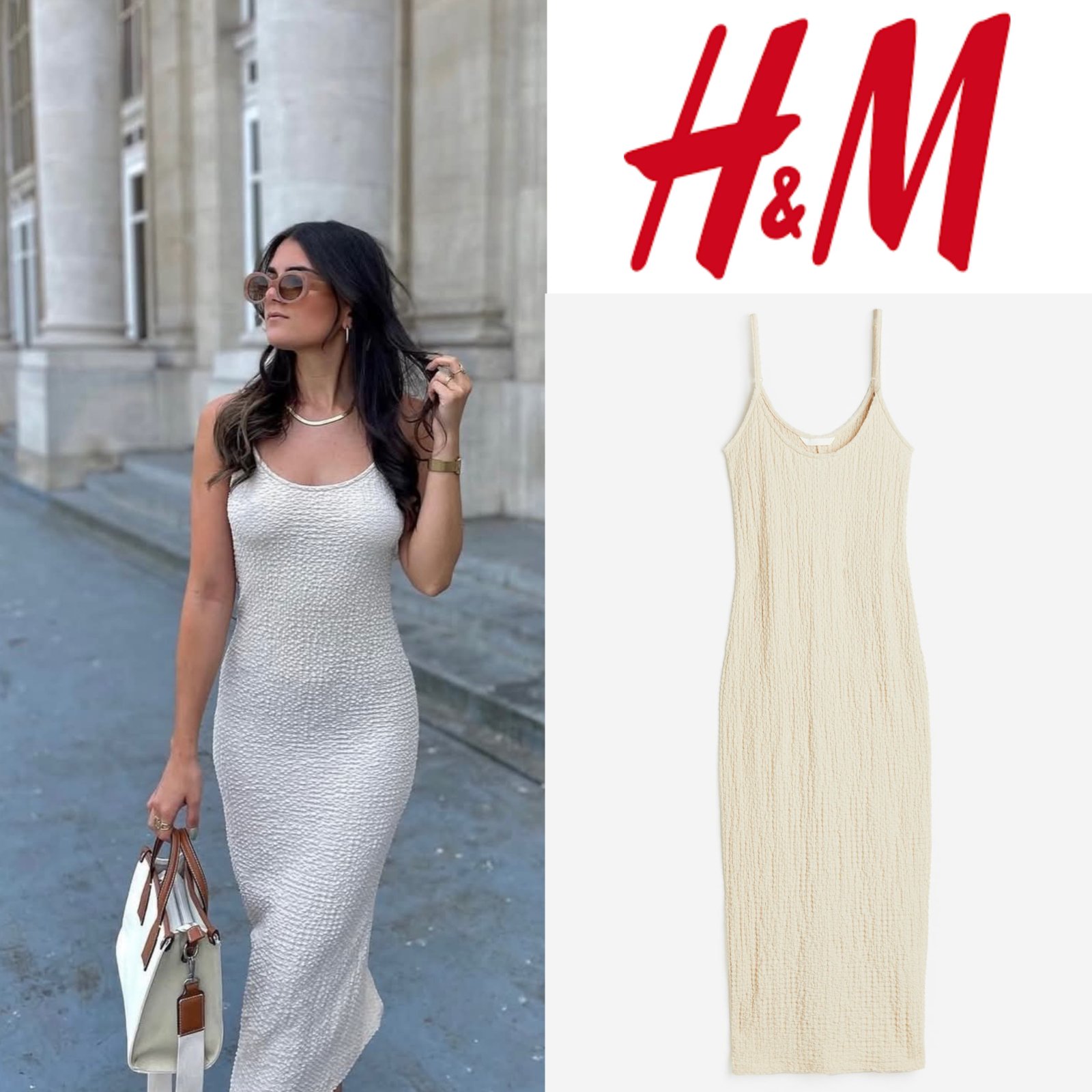 Robe beige h&m 40/42