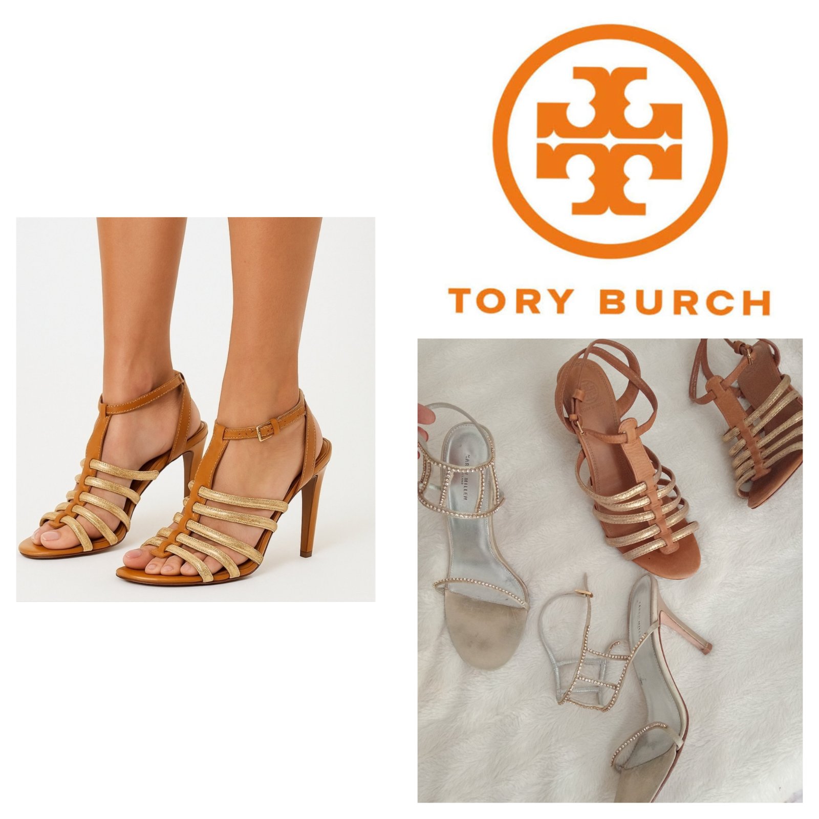 Pack 2 sandales Tory Burch et Keren Millen 