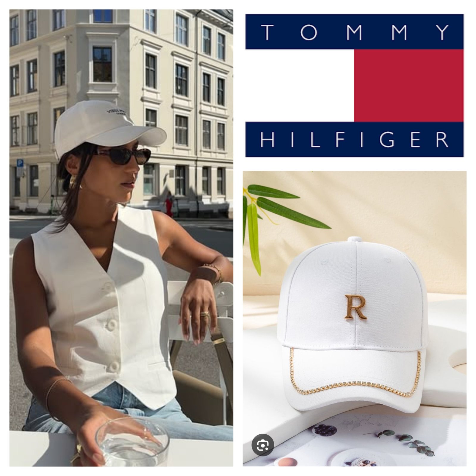 Casquette blanche 