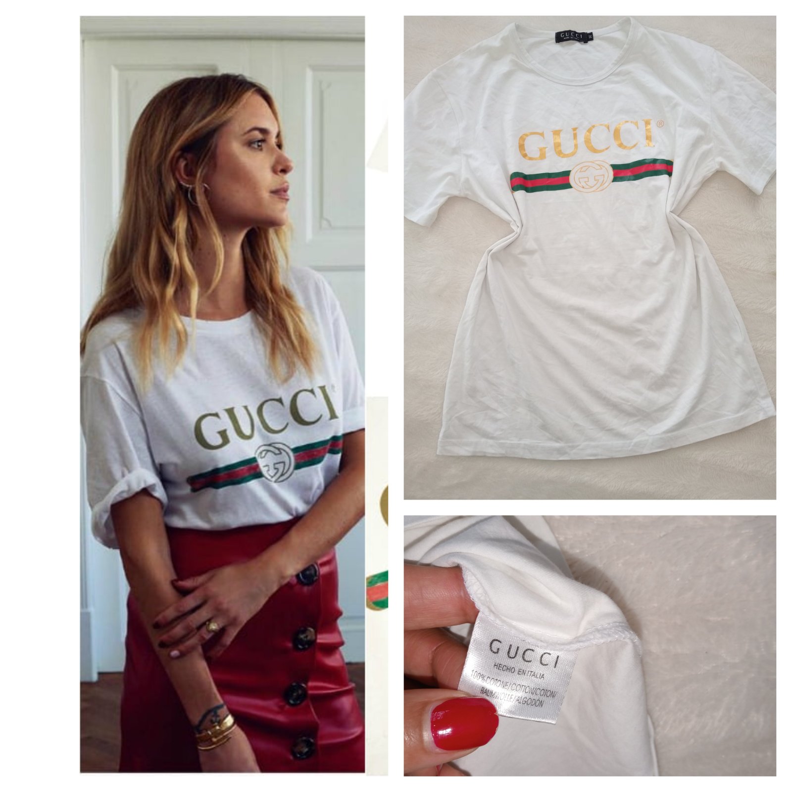 T-shirt blanc G