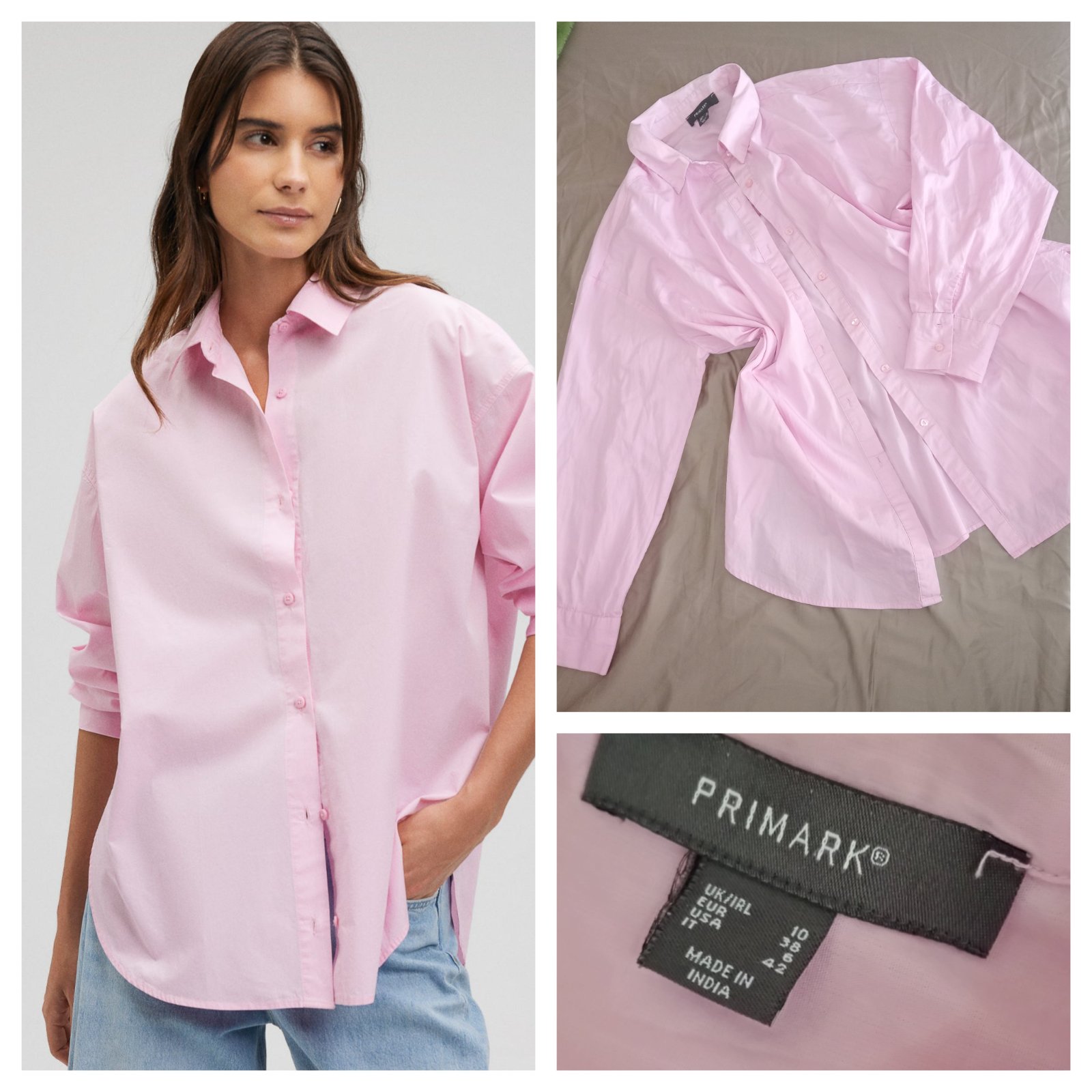 Pink shirt Primark m,l