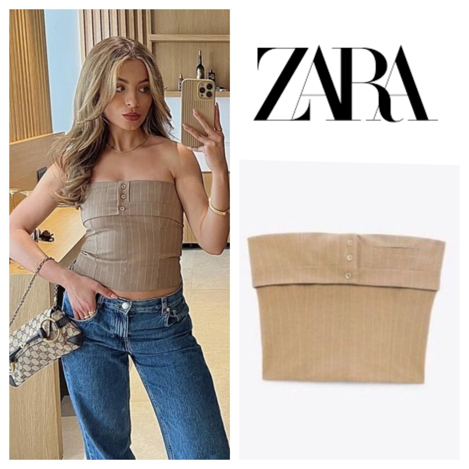 Bustier zara 
