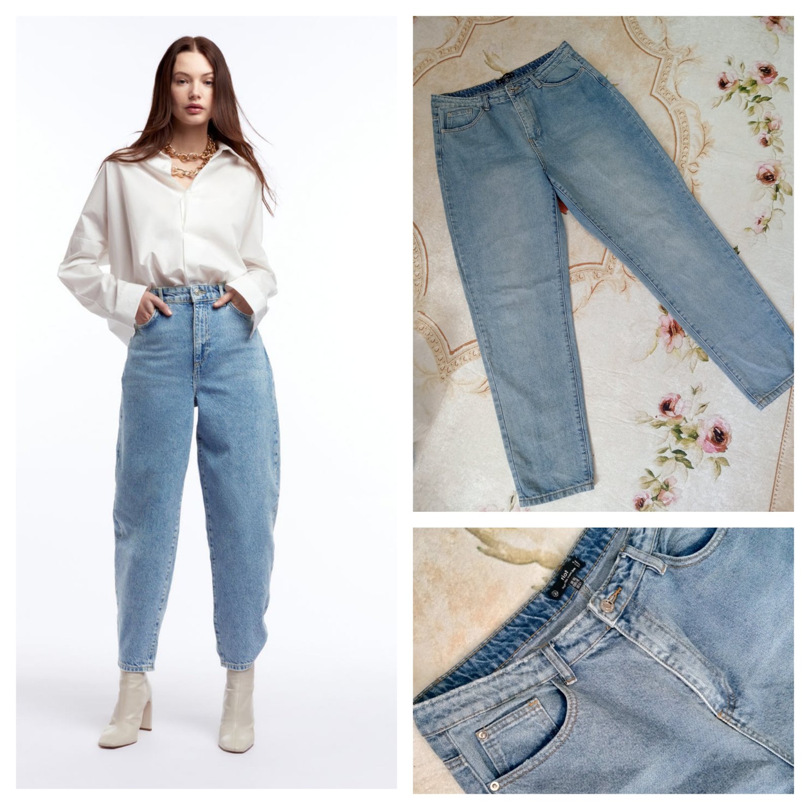 Mom fit jeans 44/46
