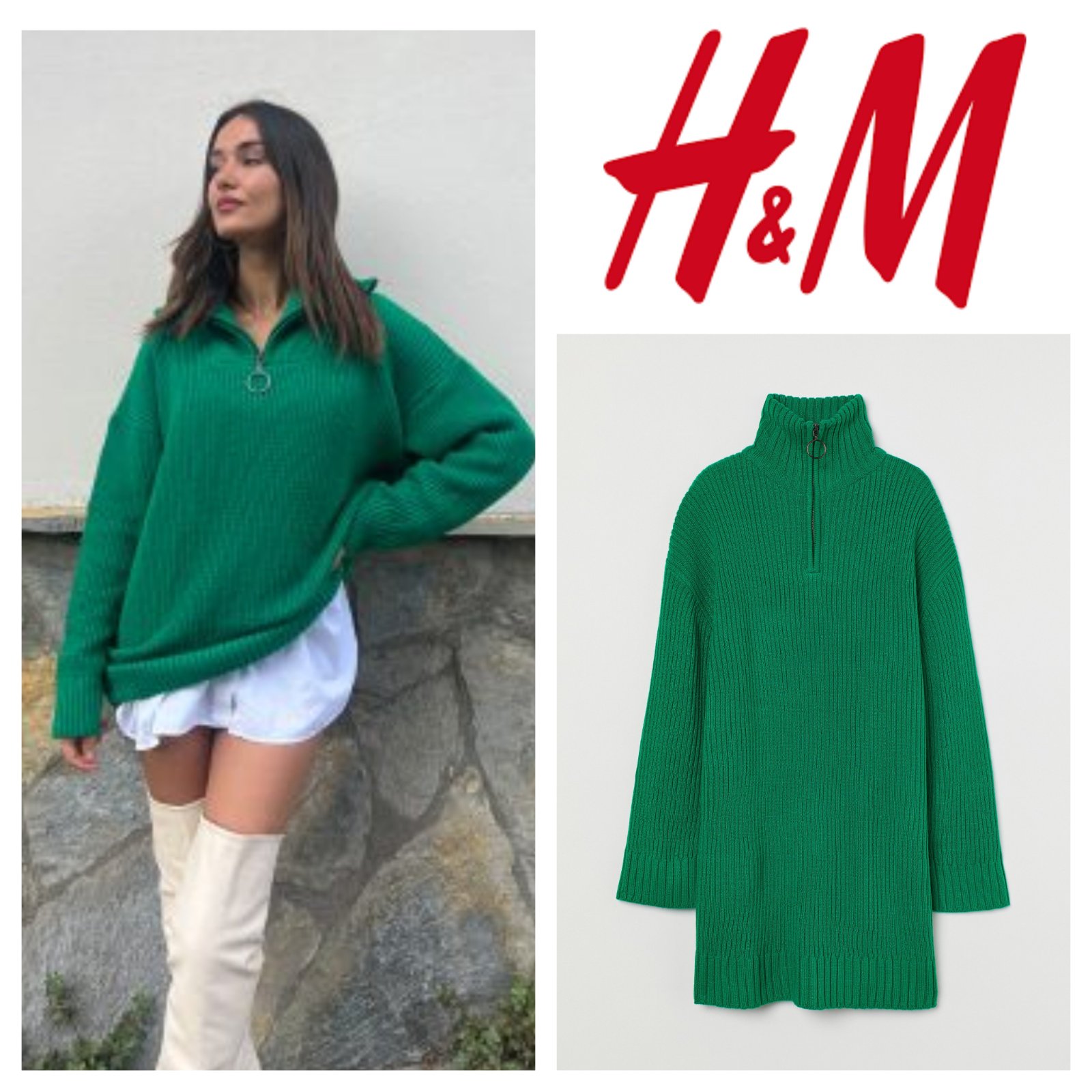 Pull long h&m m,l