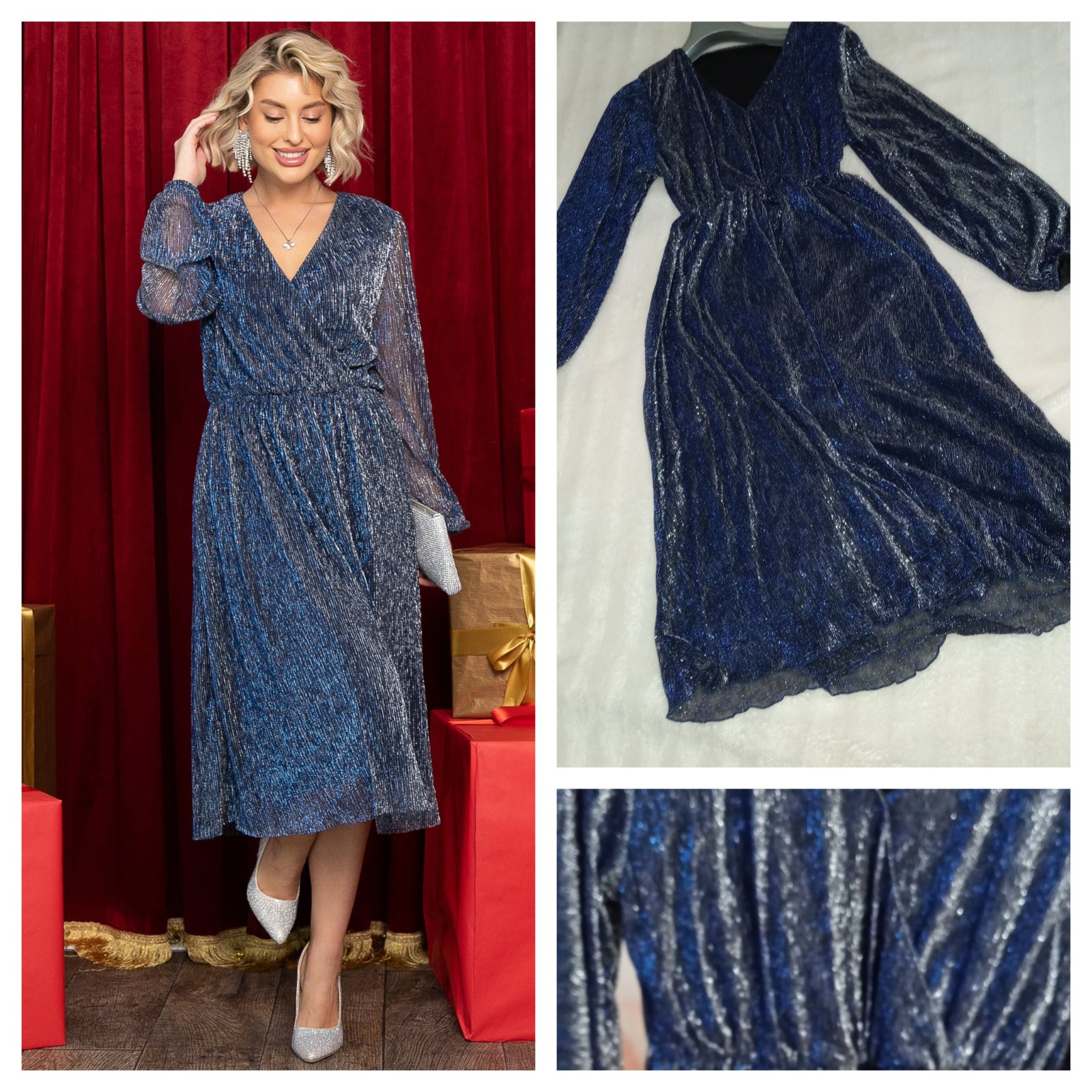 Robe belu roi argent 