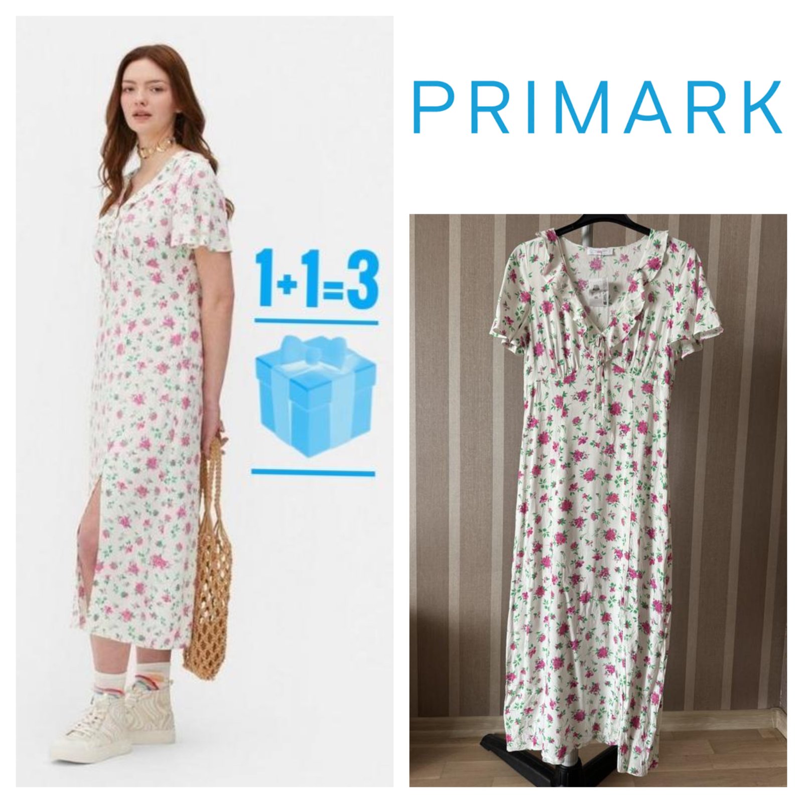 Robe cotton fleurie 
