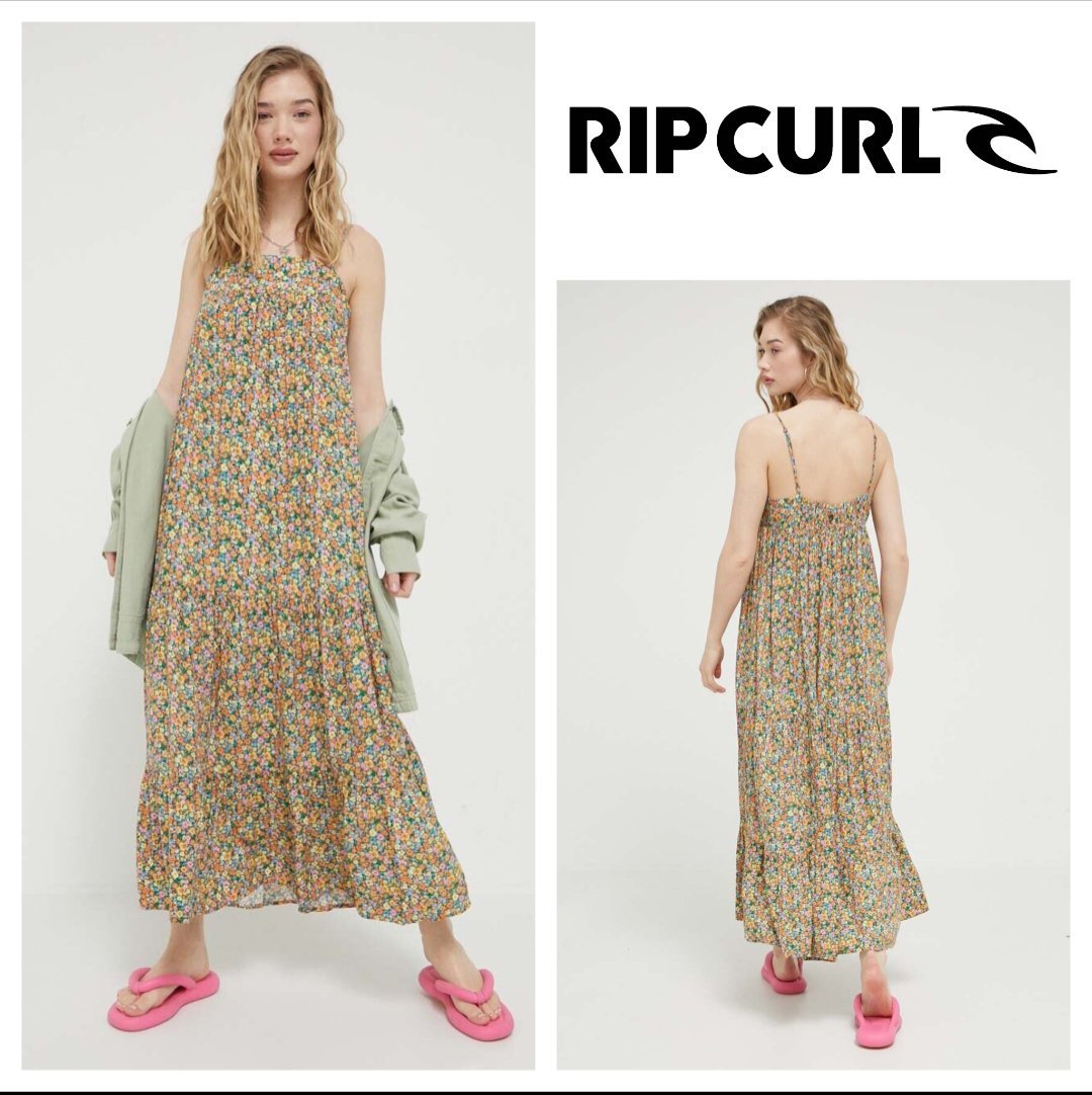 Floral maxi dress rip curl authentique m,l