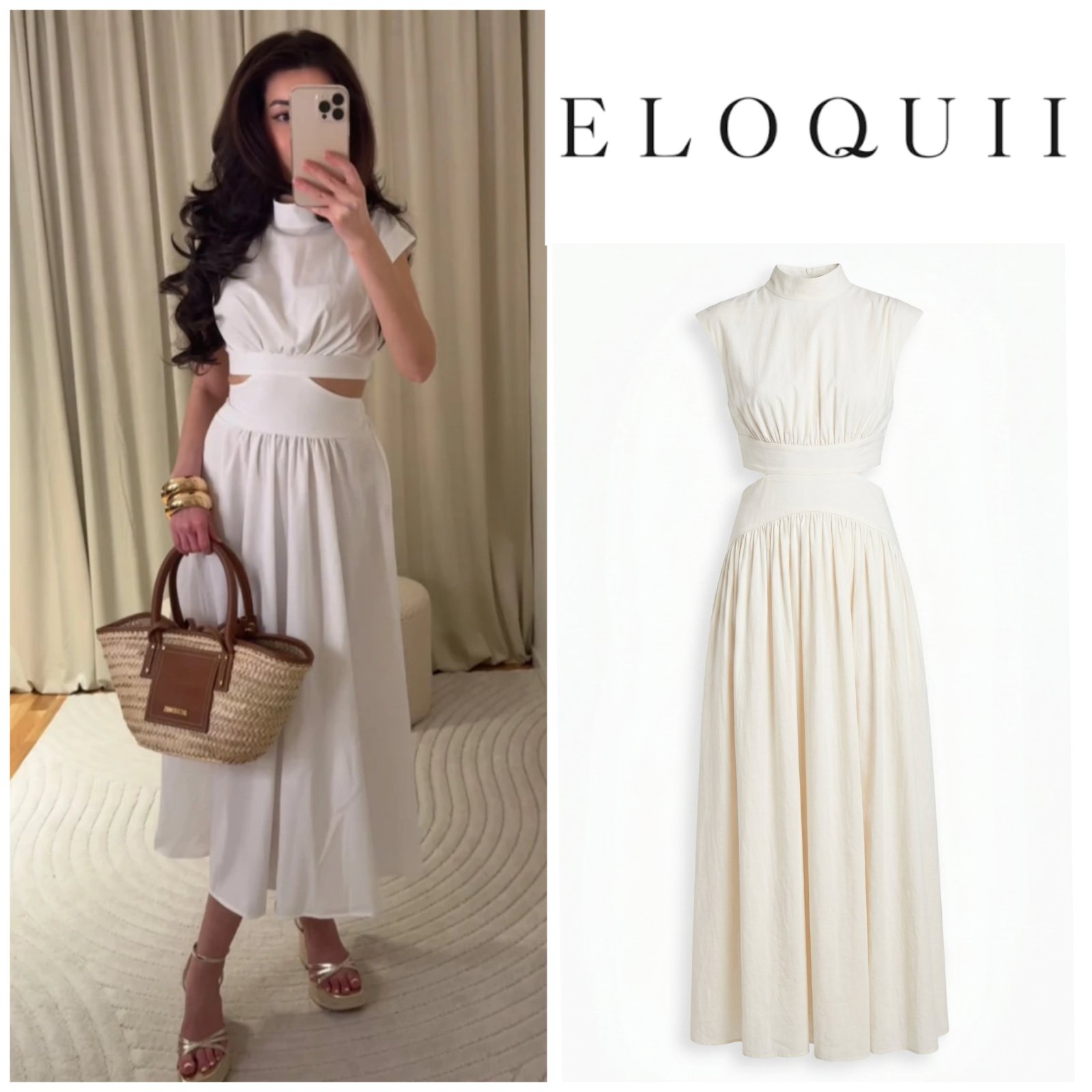 Robe linen blend eloqui authentique taille 14
