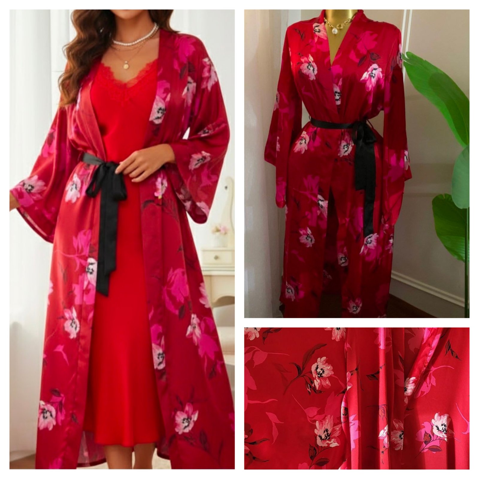 Robe de chambre sans ceinture m,l,xl