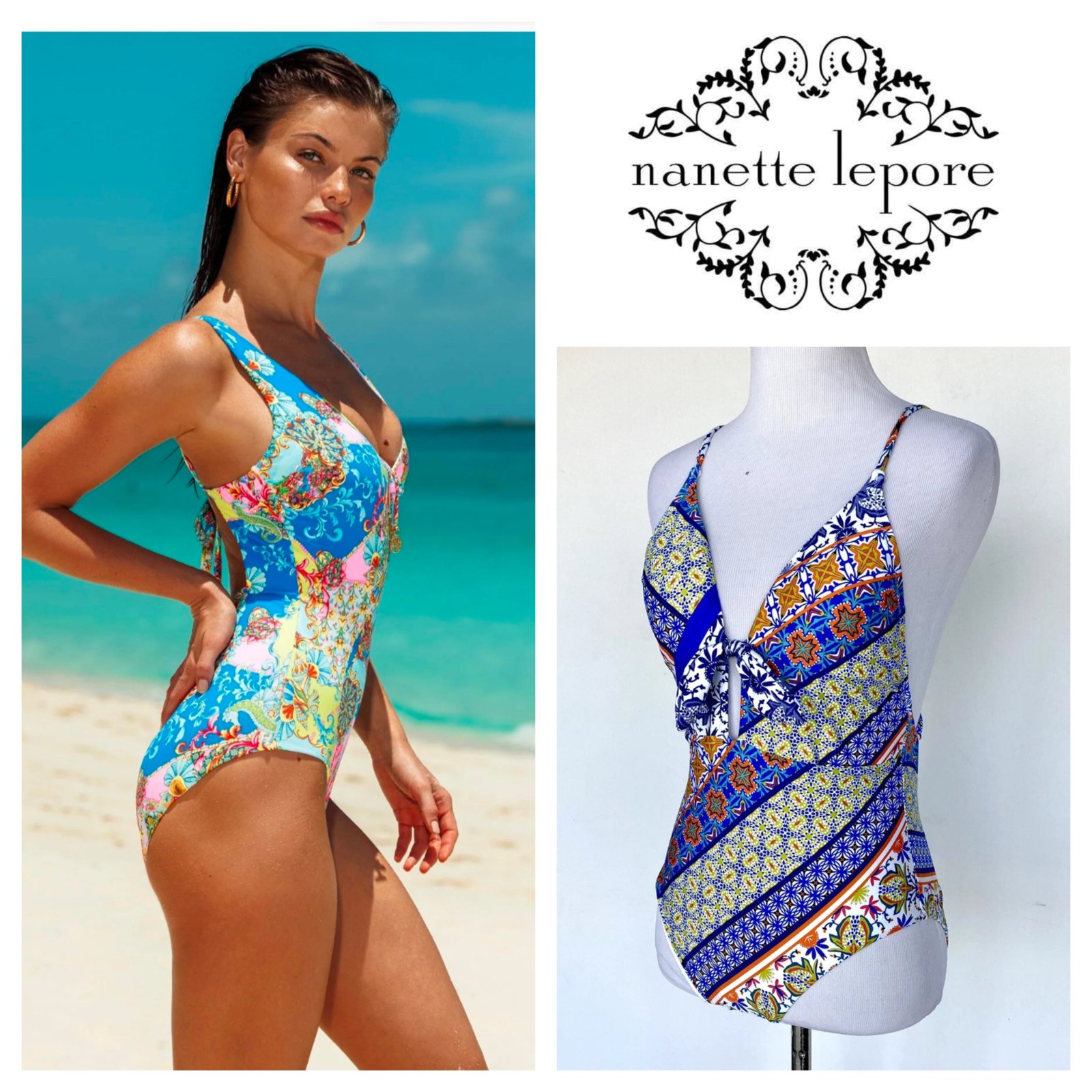 Maillot Nanette Lepore authentique taille 10