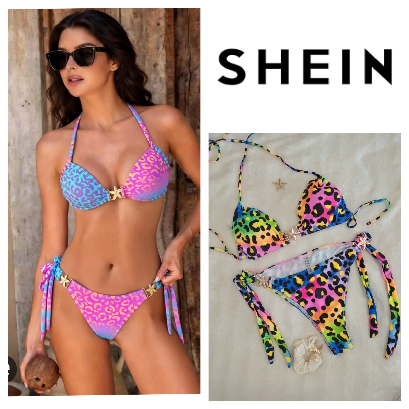 Bikini avec étoile en métal 