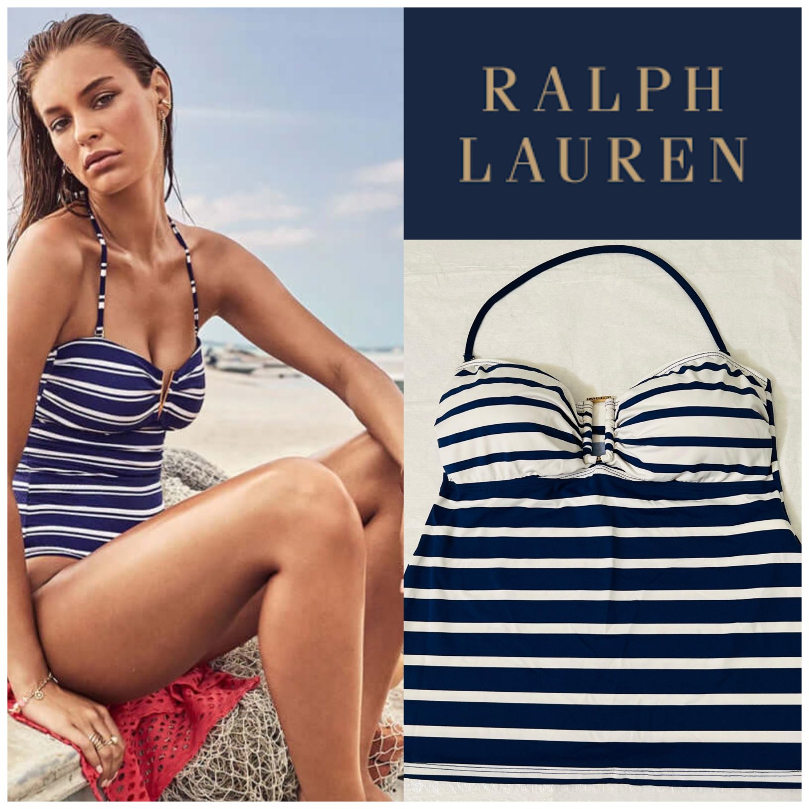Tankini RL 42+ short jeans Zara 44