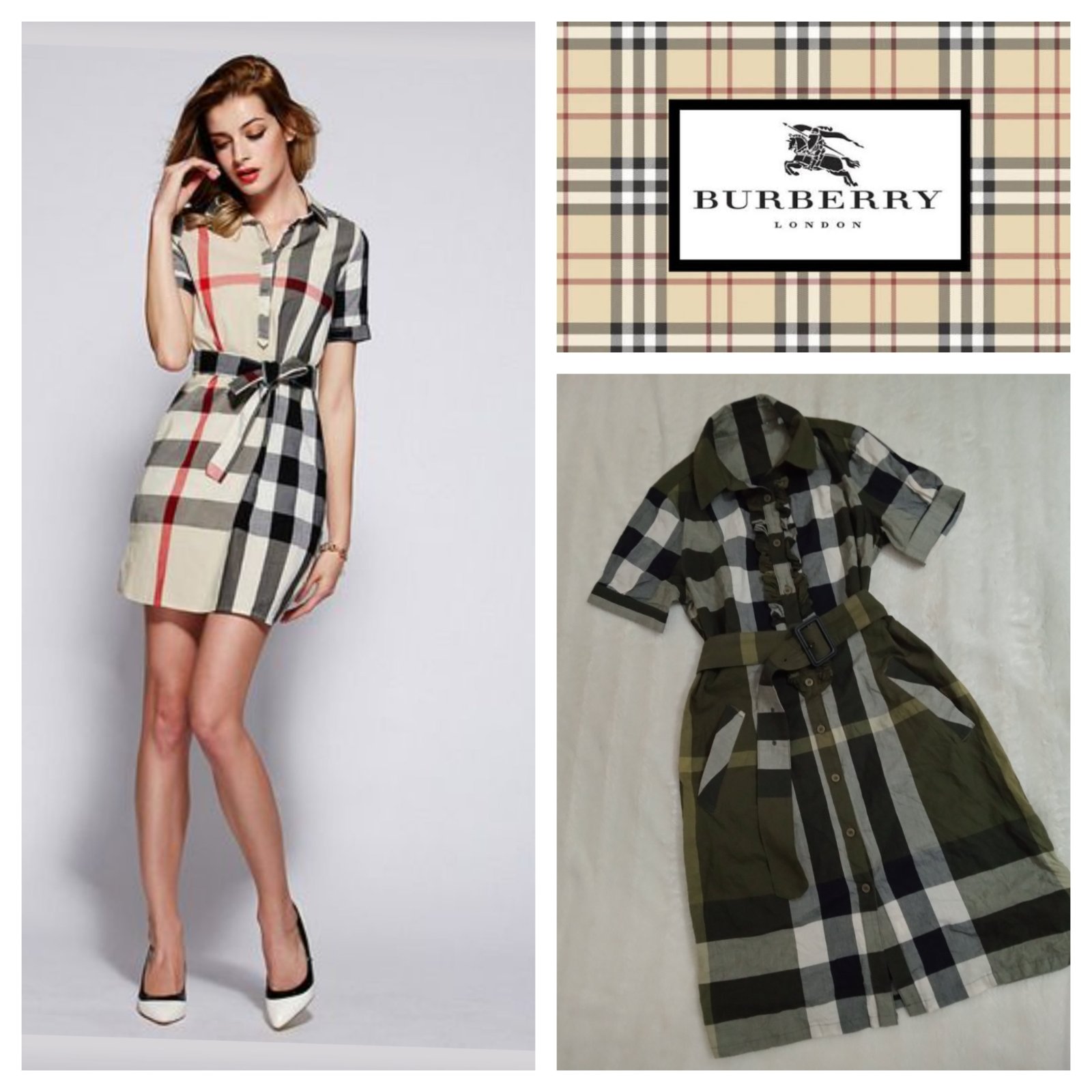 Burberry shirt dress