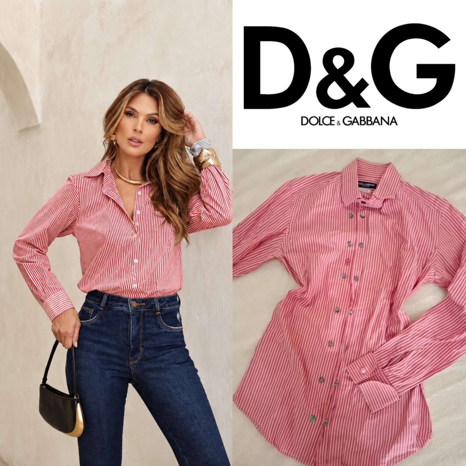 Striped shirt D&G s,m