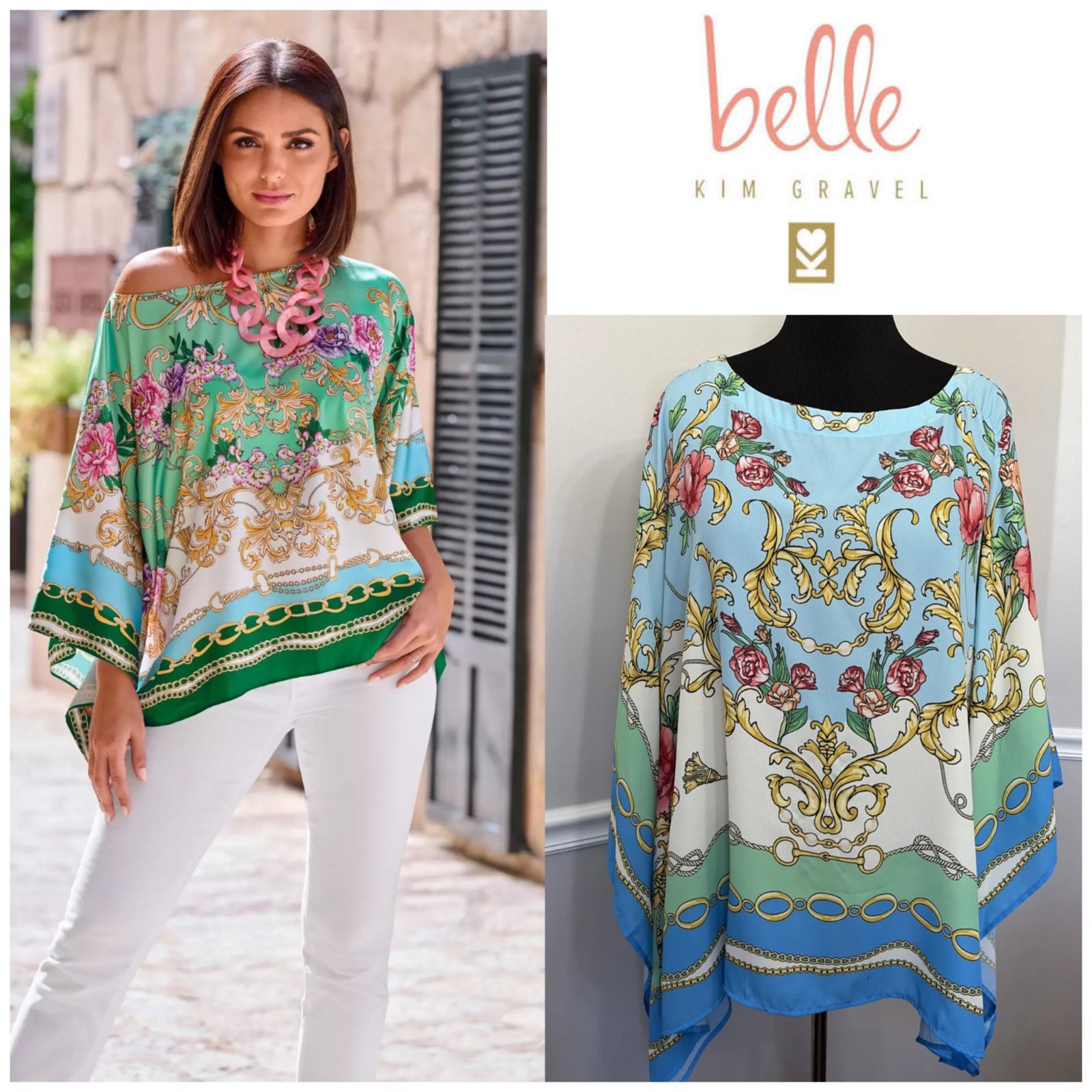 Poncho kim gravel m,l