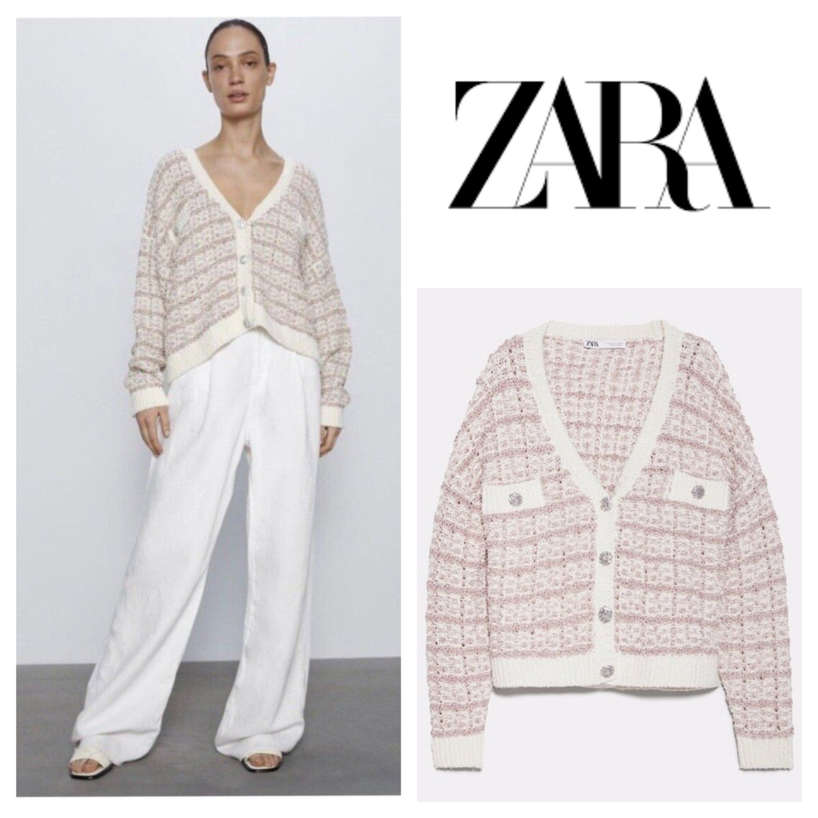 Cardigan zara m,l