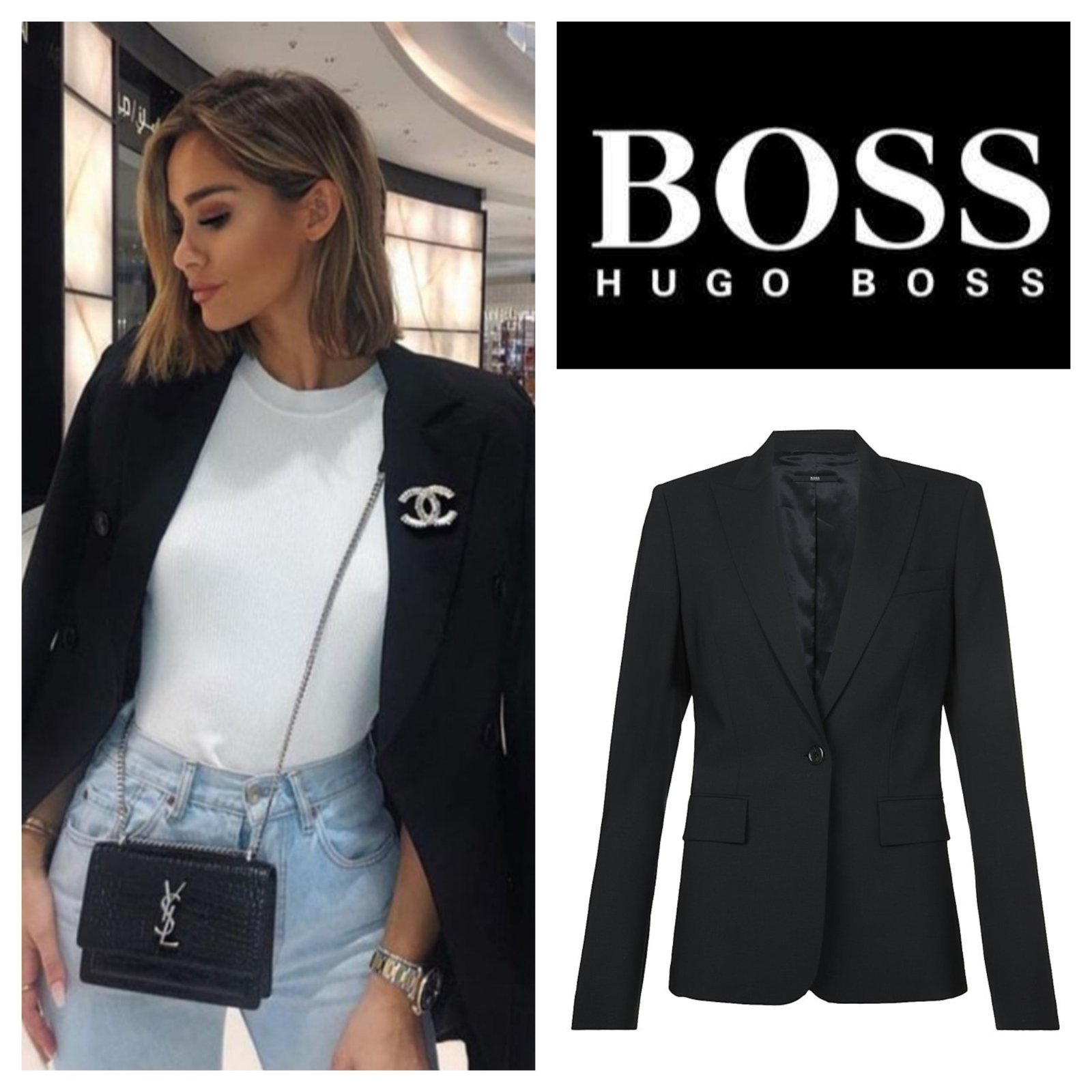Blazer boss authentique m,l,xl
