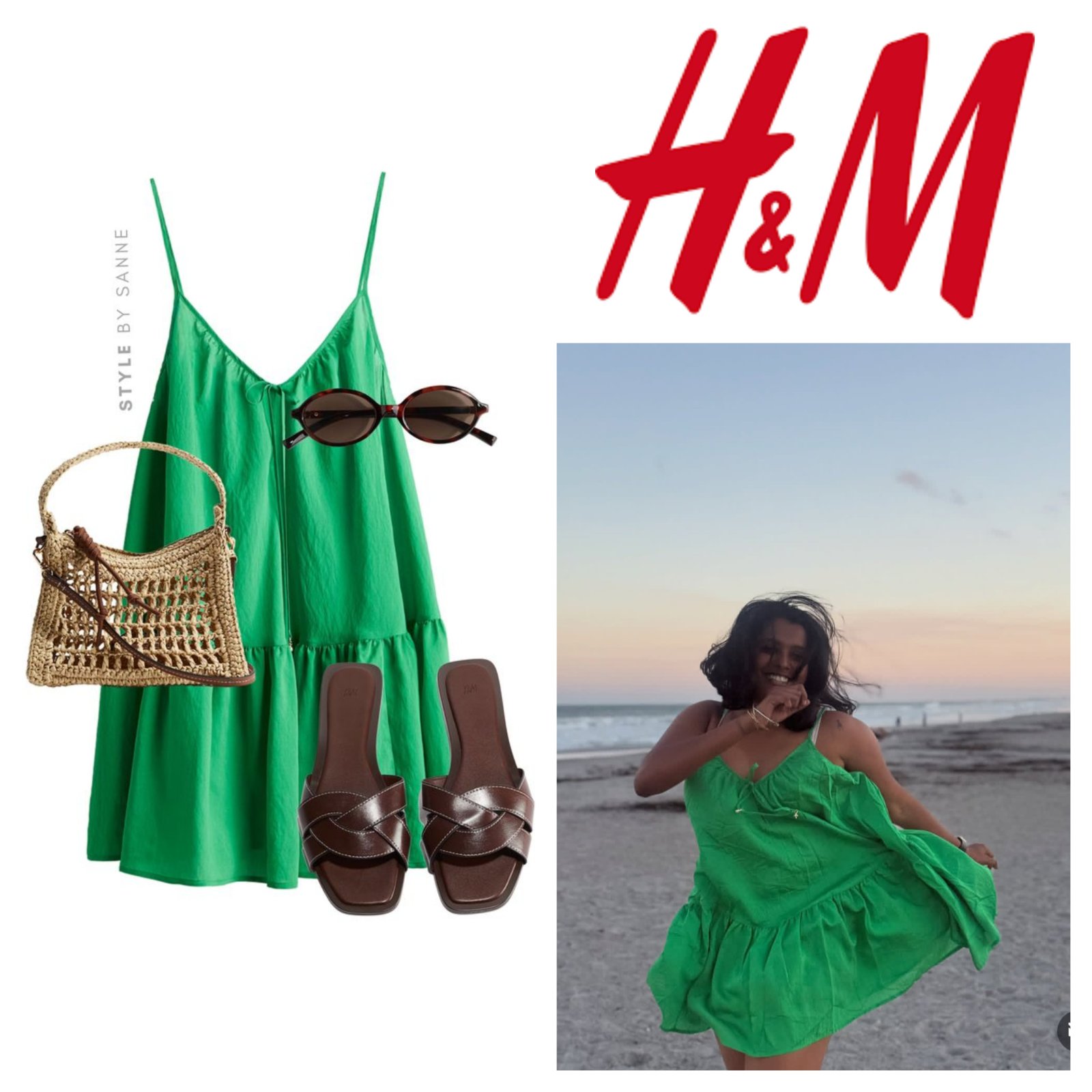 Robe oversize h&m