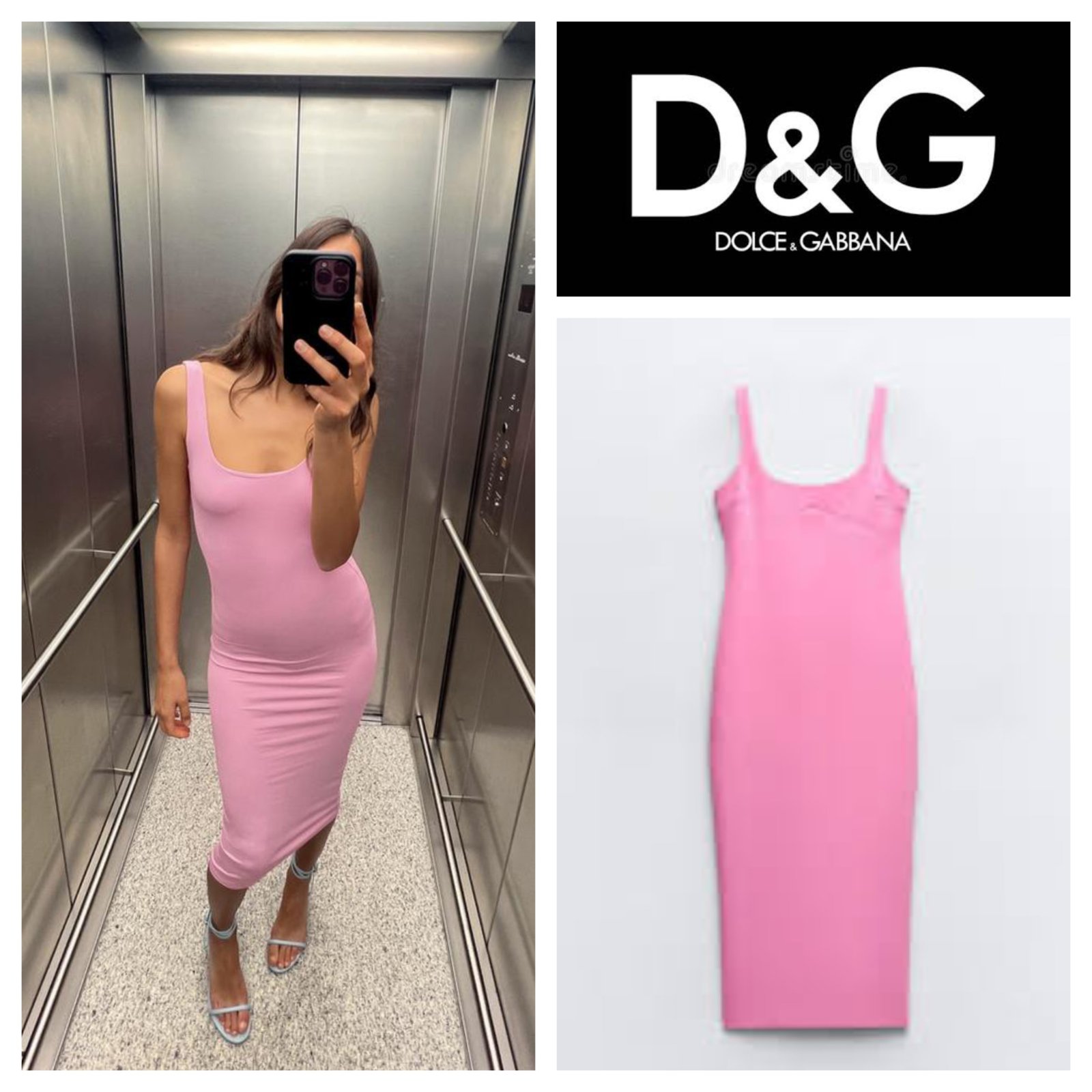 Stretchy dress D&G authentique m,l
