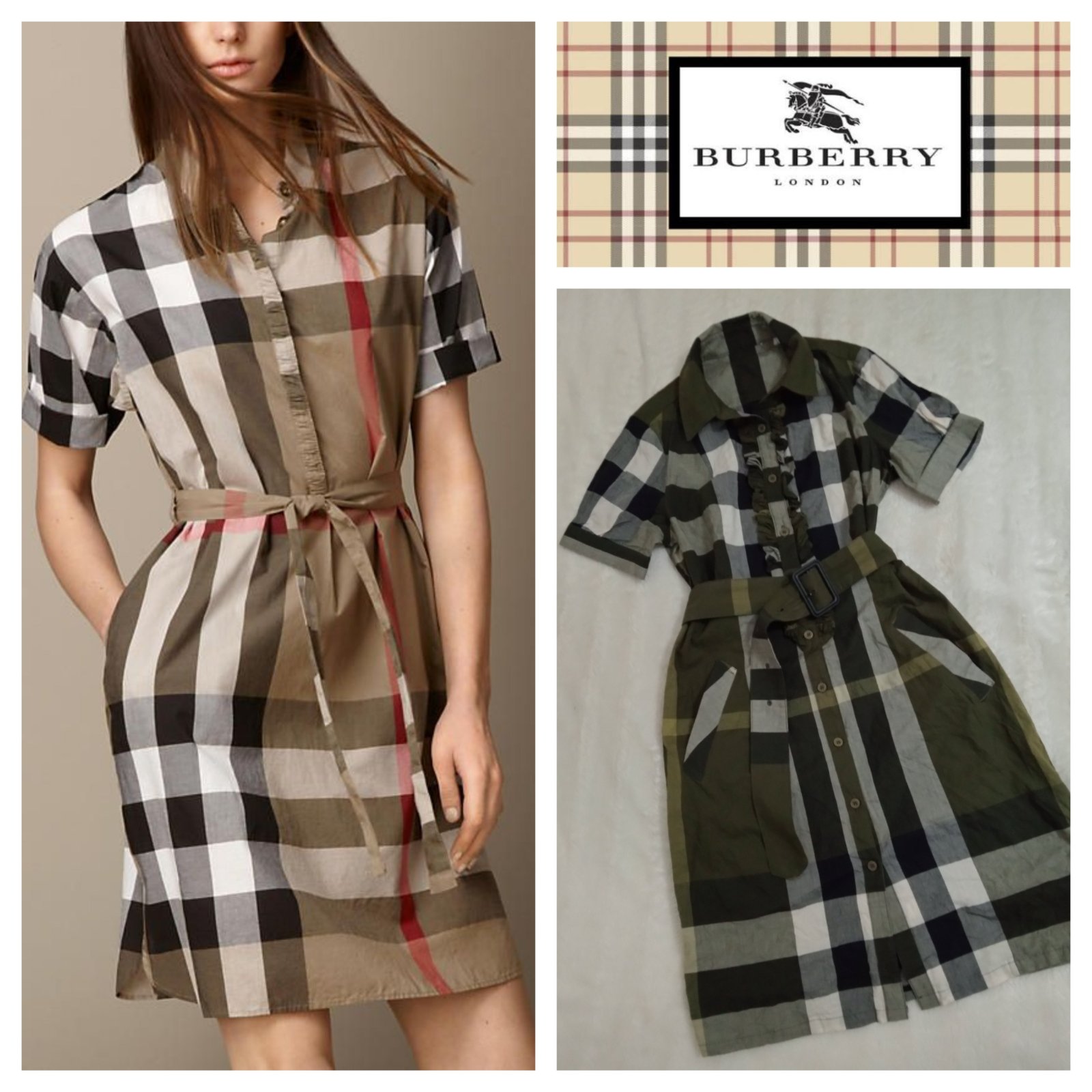 Robe chemise Burberry 