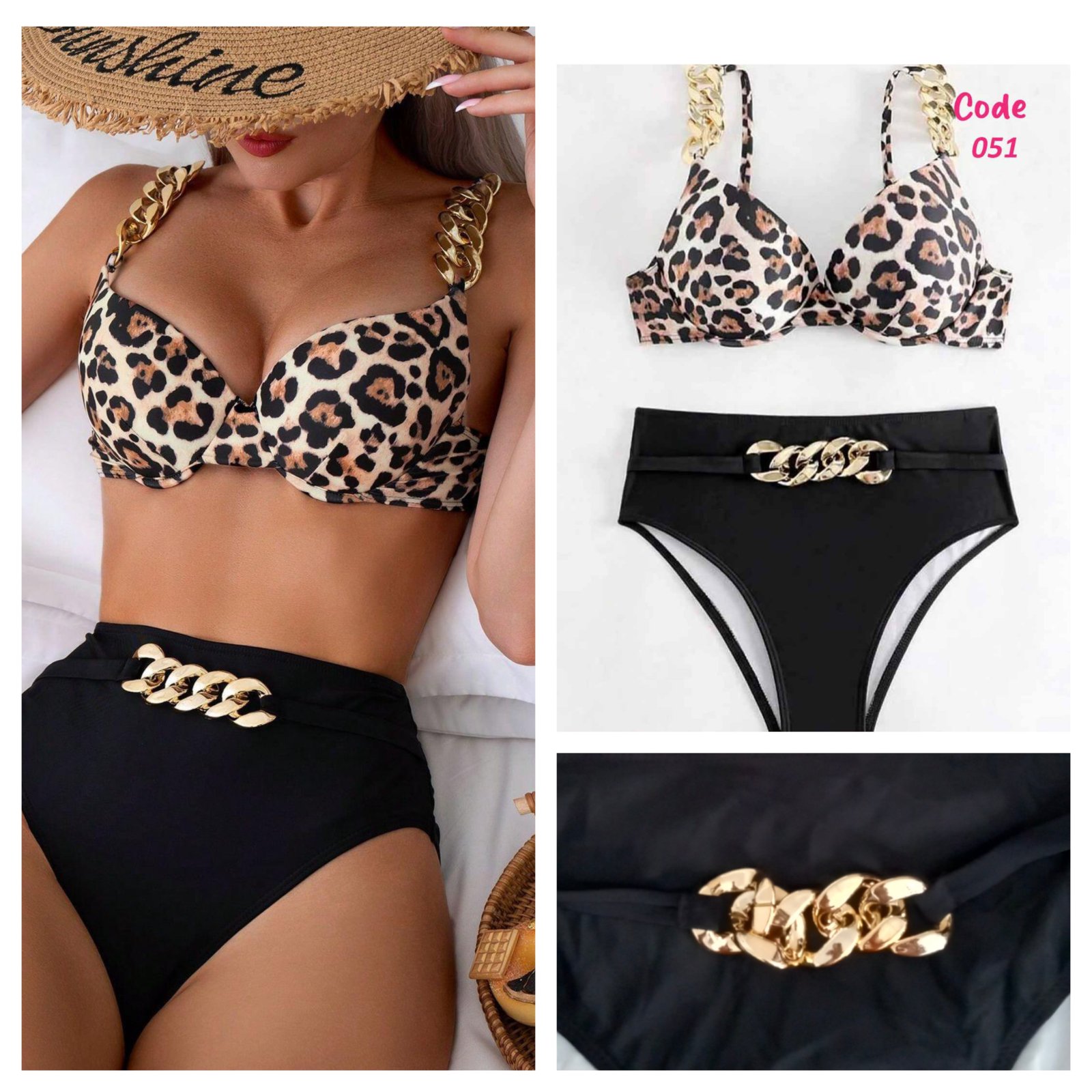 Chained bikini